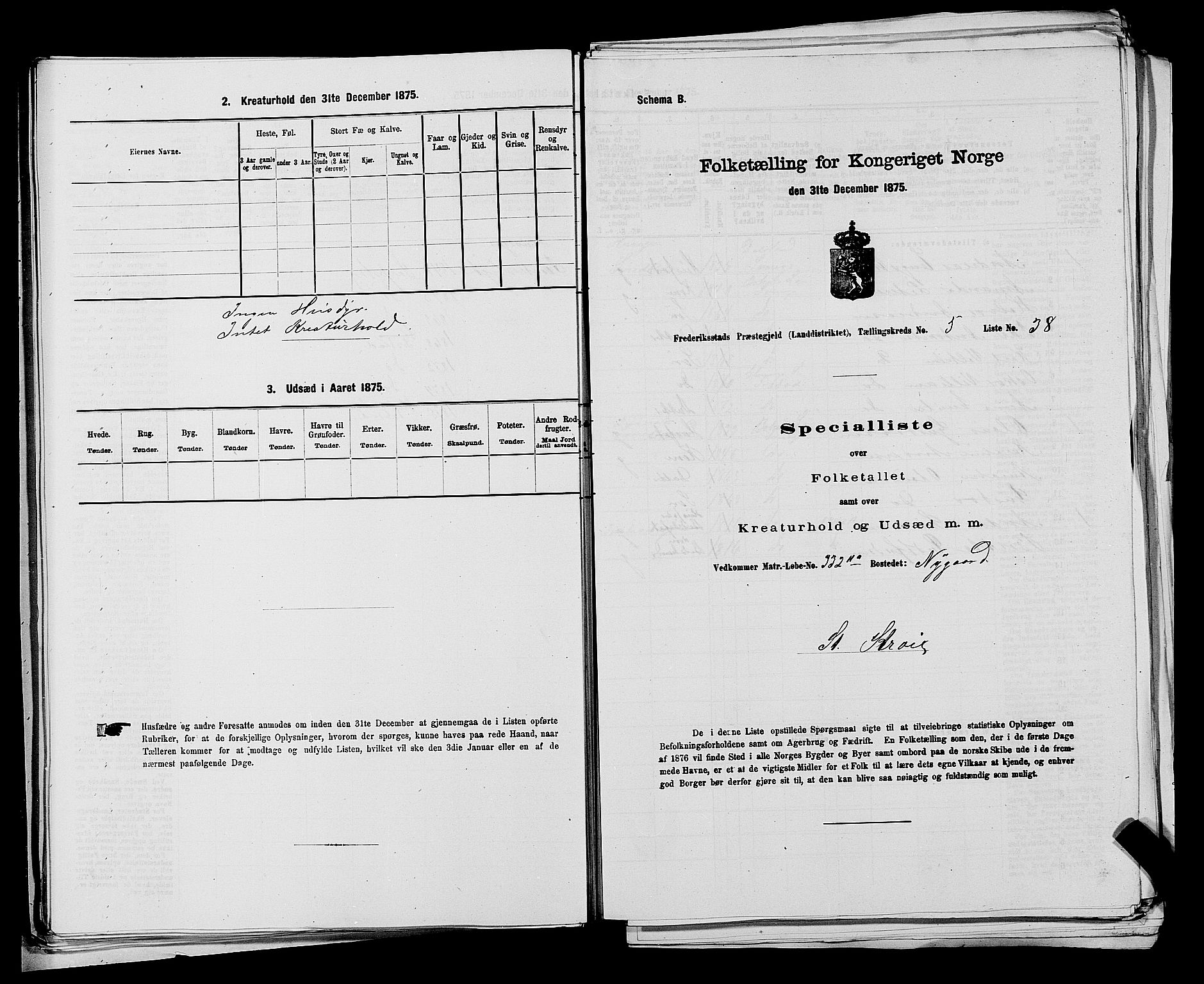 RA, 1875 census for 0132L Fredrikstad/Glemmen, 1875, p. 990