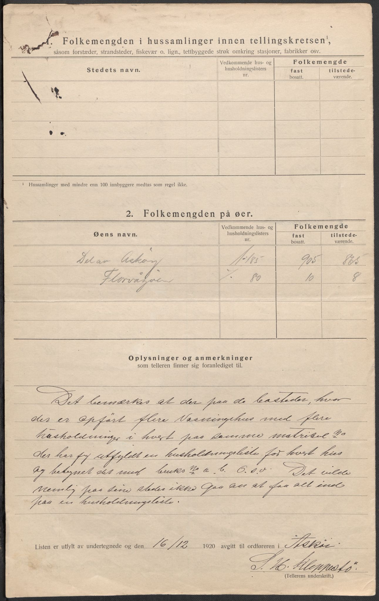 SAB, 1920 census for Askøy, 1920, p. 15