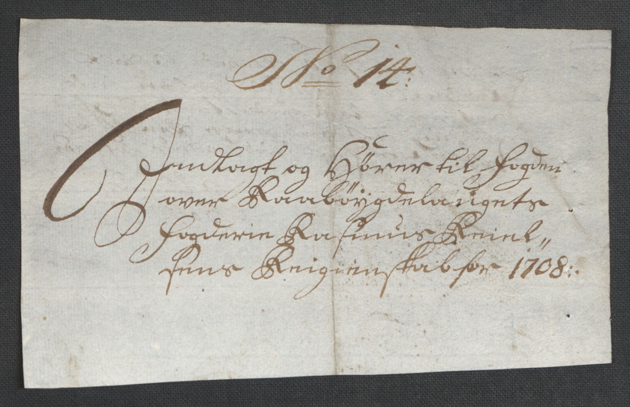 Rentekammeret inntil 1814, Reviderte regnskaper, Fogderegnskap, AV/RA-EA-4092/R40/L2448: Fogderegnskap Råbyggelag, 1706-1708, p. 356