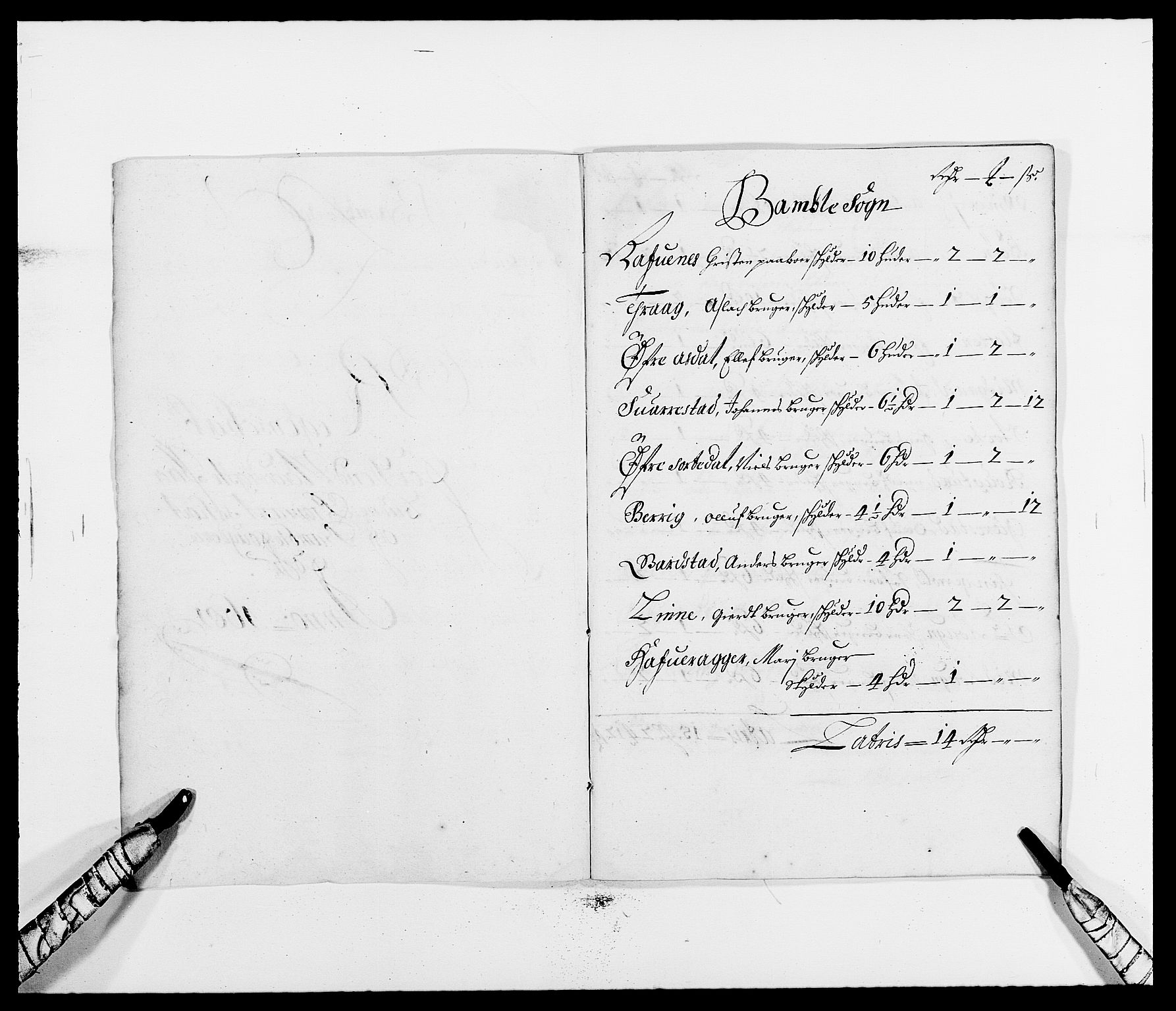 Rentekammeret inntil 1814, Reviderte regnskaper, Fogderegnskap, AV/RA-EA-4092/R34/L2045: Fogderegnskap Bamble, 1680-1681, p. 321