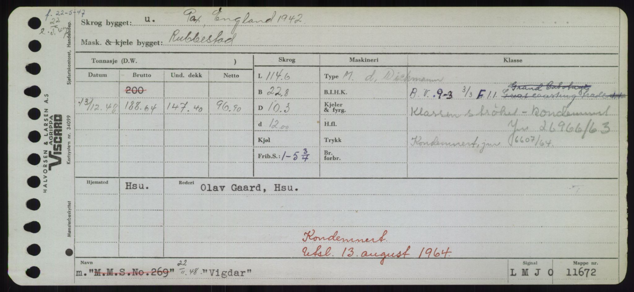 Sjøfartsdirektoratet med forløpere, Skipsmålingen, RA/S-1627/H/Hd/L0041: Fartøy, Vi-Ås, p. 53