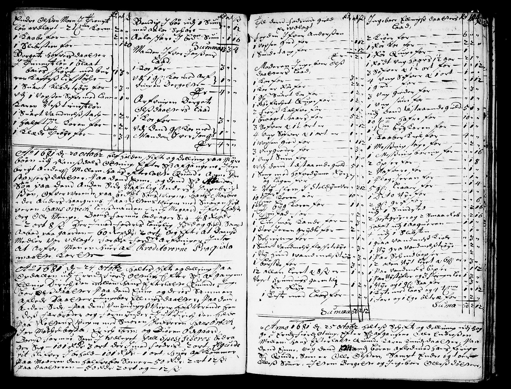 Romsdal sorenskriveri, AV/SAT-A-4149/1/3/3A/L0001: Skifteprotokoll, 1677-1683, p. 103b-104a