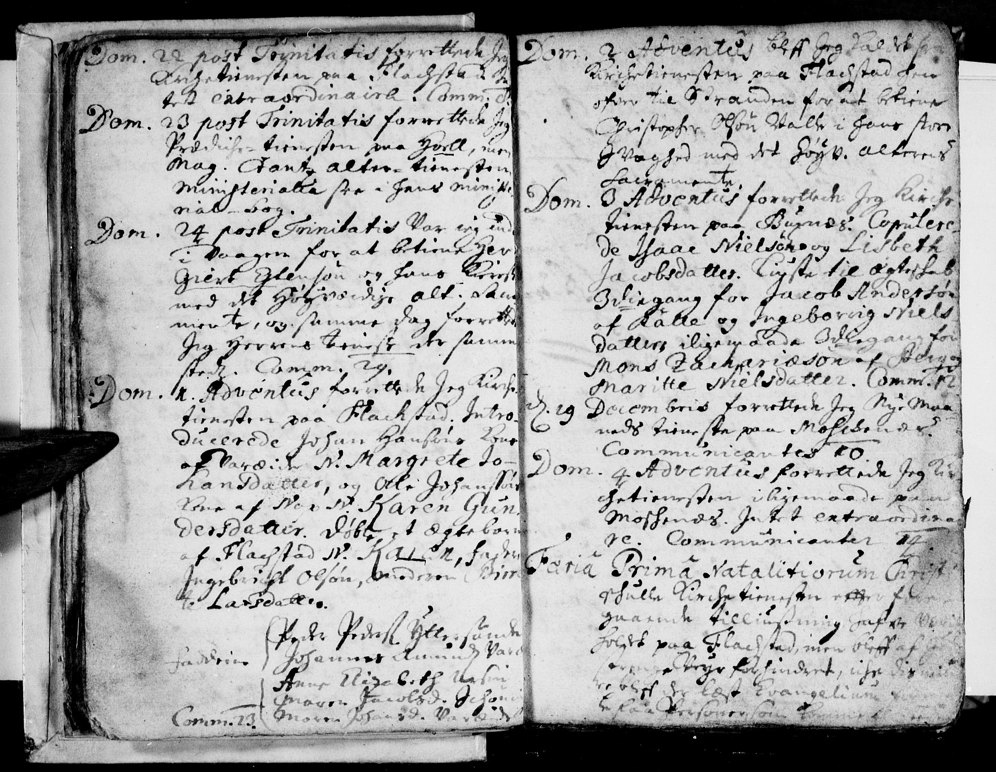 Ministerialprotokoller, klokkerbøker og fødselsregistre - Nordland, AV/SAT-A-1459/881/L1162: Curate's parish register no. 881B01, 1704-1748