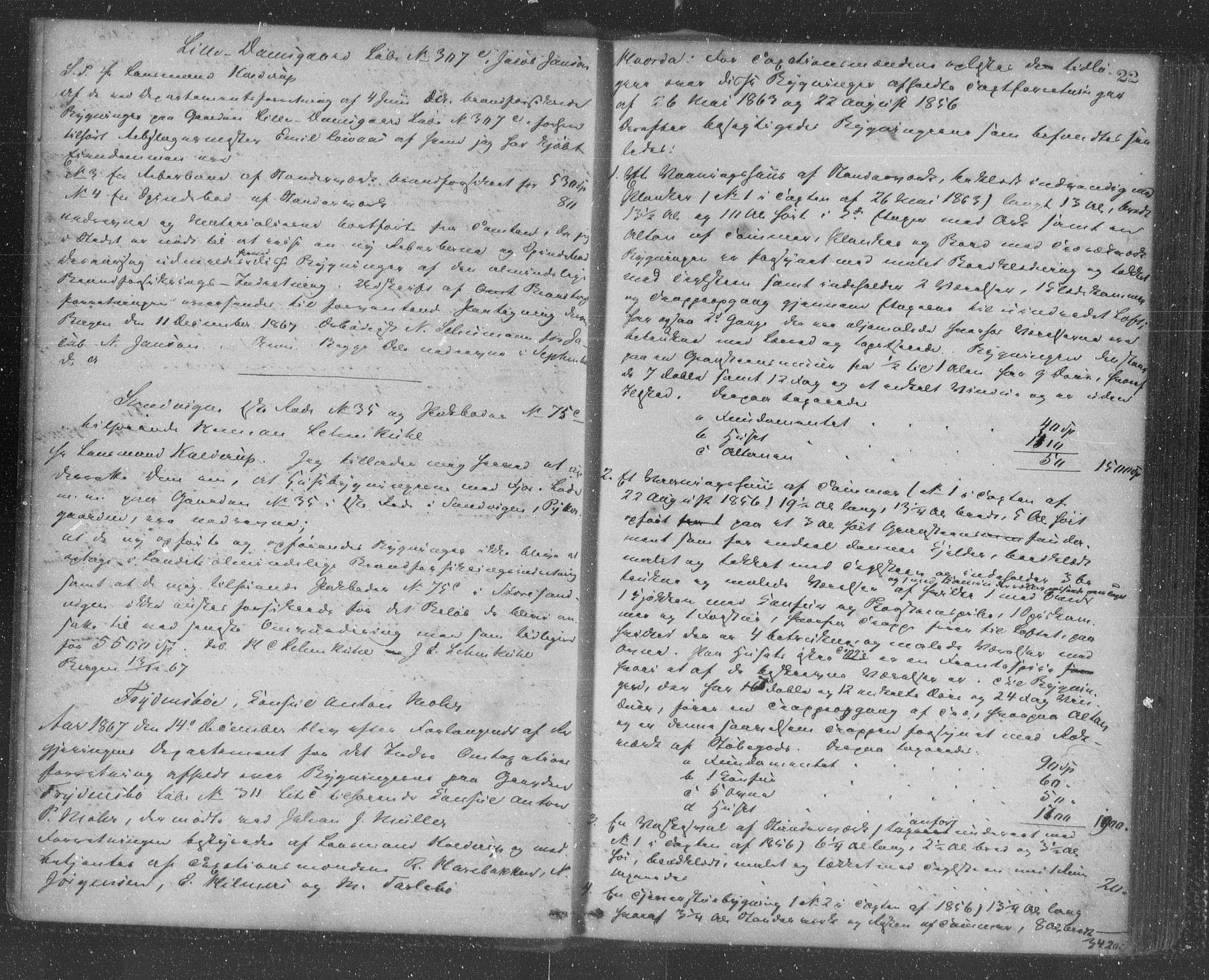 Lensmannen i Årstad, AV/SAB-A-36201/0012/L0004: Branntakstprotokoll, 1867-1872, p. 22
