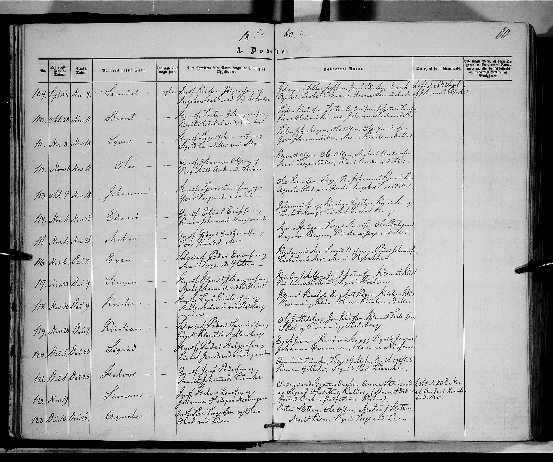 Øyer prestekontor, SAH/PREST-084/H/Ha/Haa/L0006: Parish register (official) no. 6, 1858-1874, p. 30