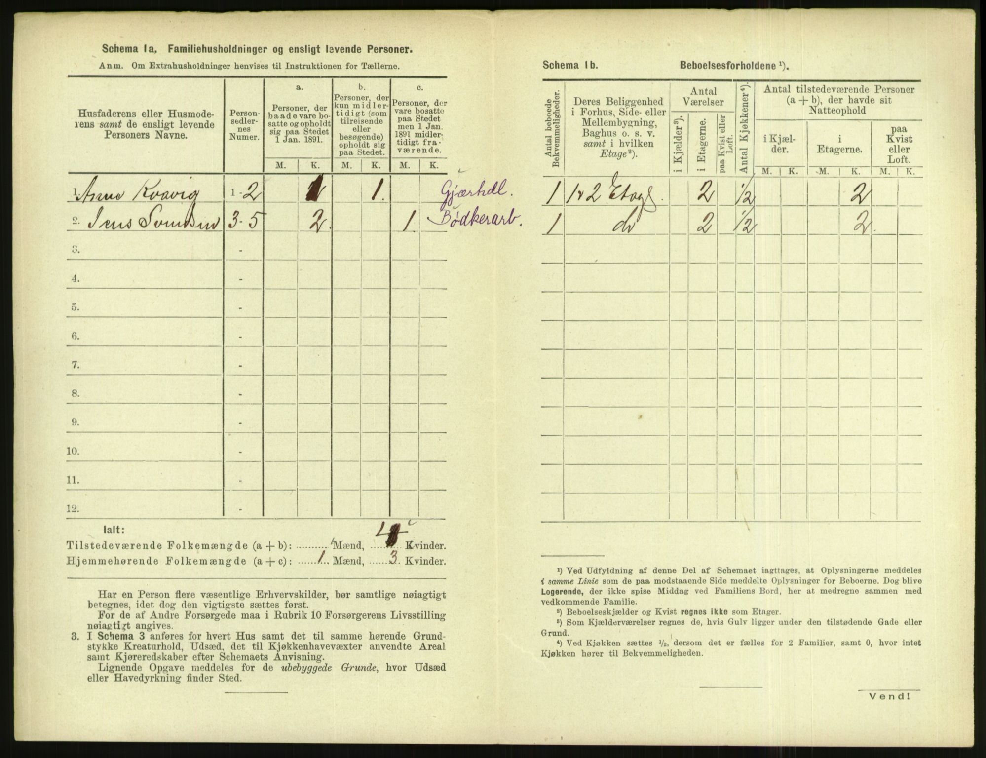 RA, 1891 census for 1004 Flekkefjord, 1891, p. 459