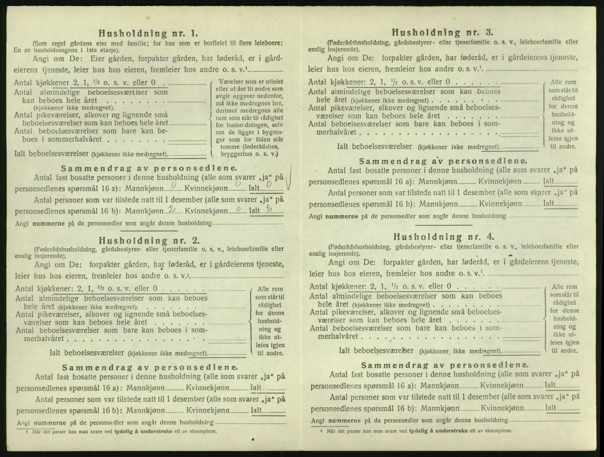 SAK, 1920 census for Froland, 1920, p. 896