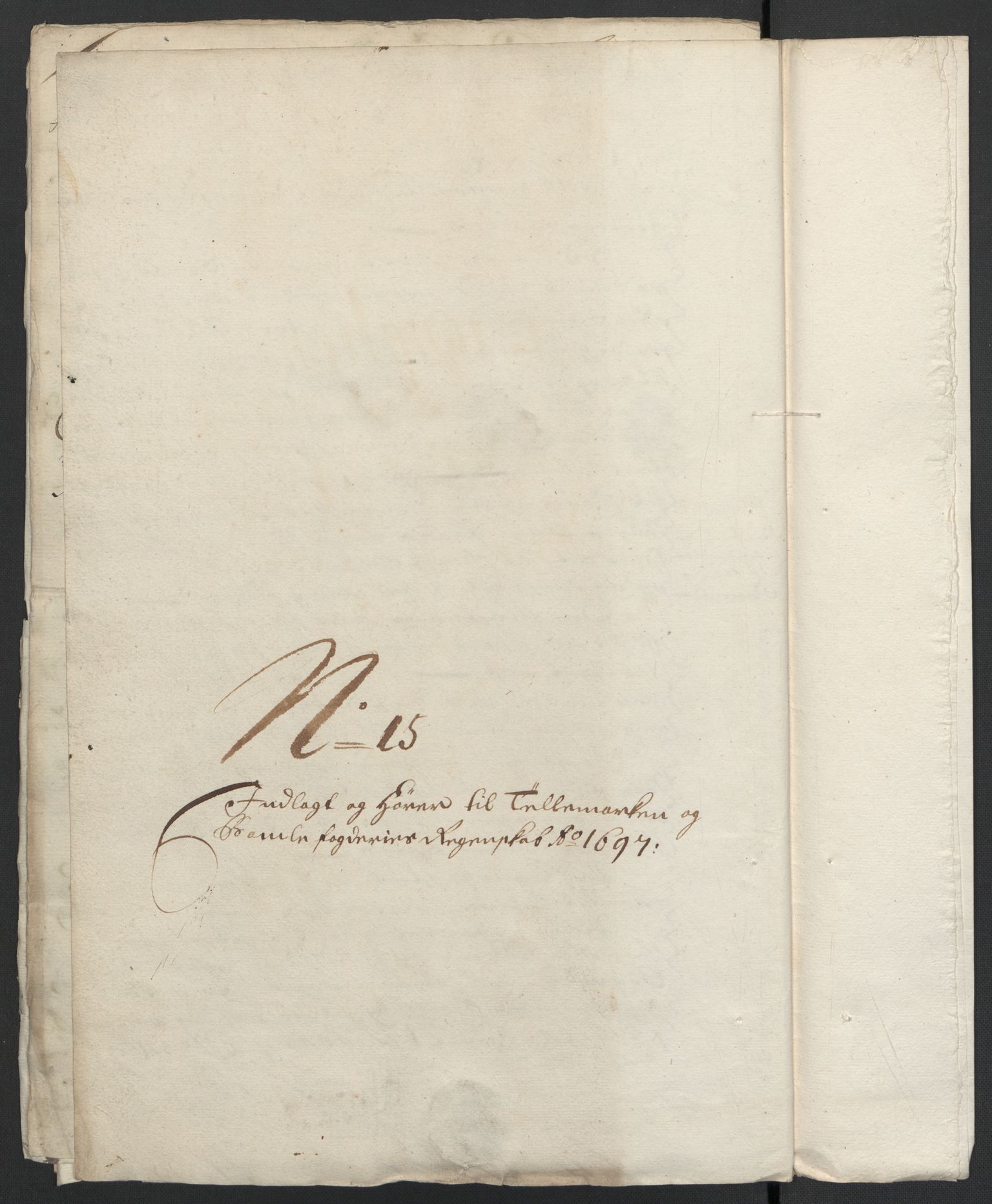 Rentekammeret inntil 1814, Reviderte regnskaper, Fogderegnskap, RA/EA-4092/R36/L2097: Fogderegnskap Øvre og Nedre Telemark og Bamble, 1697, p. 166
