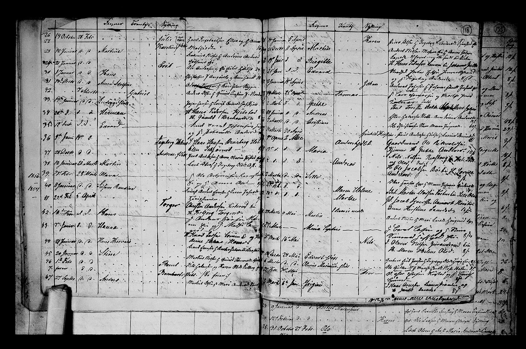 Lier kirkebøker, AV/SAKO-A-230/G/Ga/L0002: Parish register (copy) no. I 2, 1841-1862, p. 118