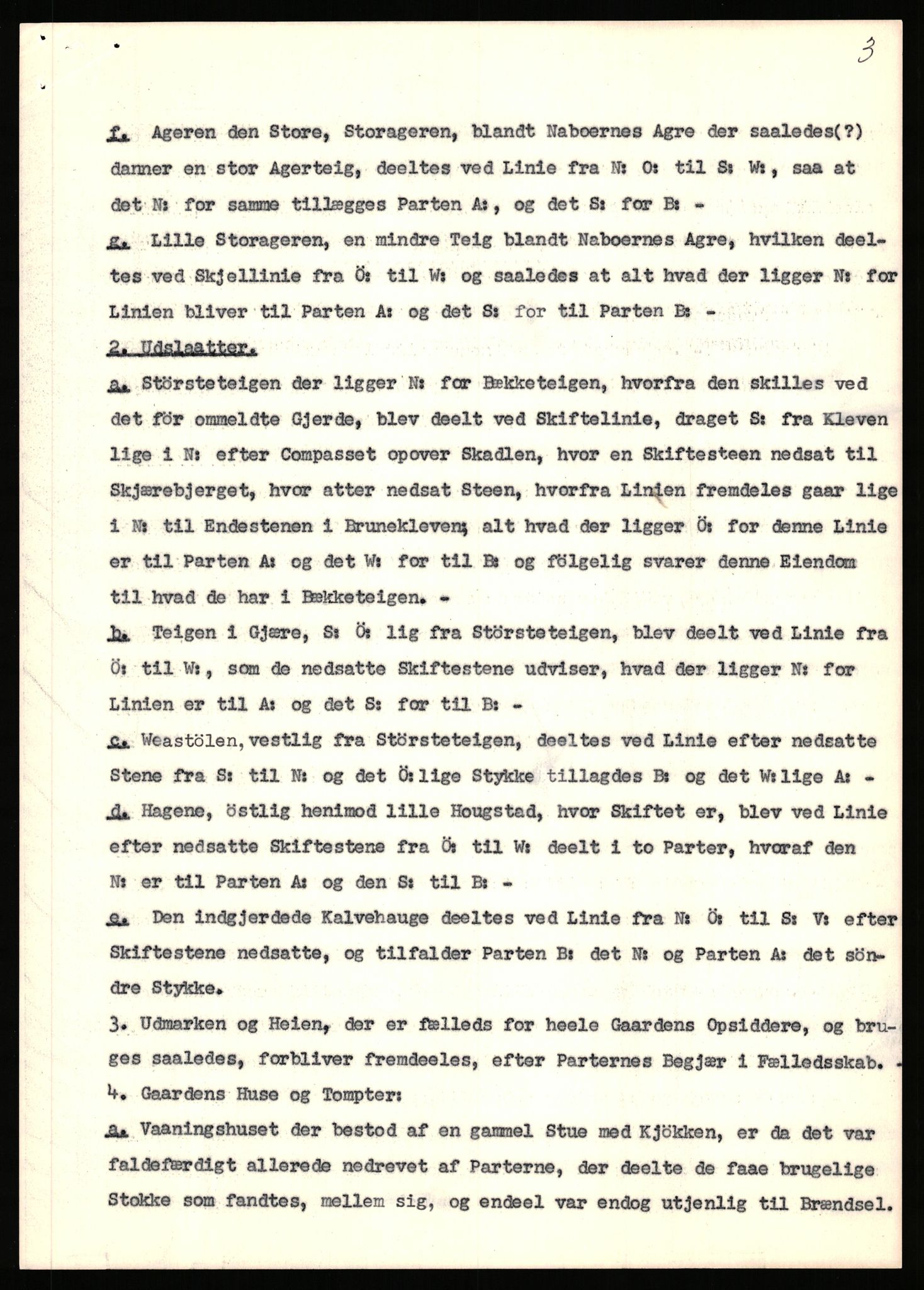 Statsarkivet i Stavanger, AV/SAST-A-101971/03/Y/Yj/L0040: Avskrifter sortert etter gårdnavn: Hovland i Egersun - Hustveit, 1750-1930, p. 309