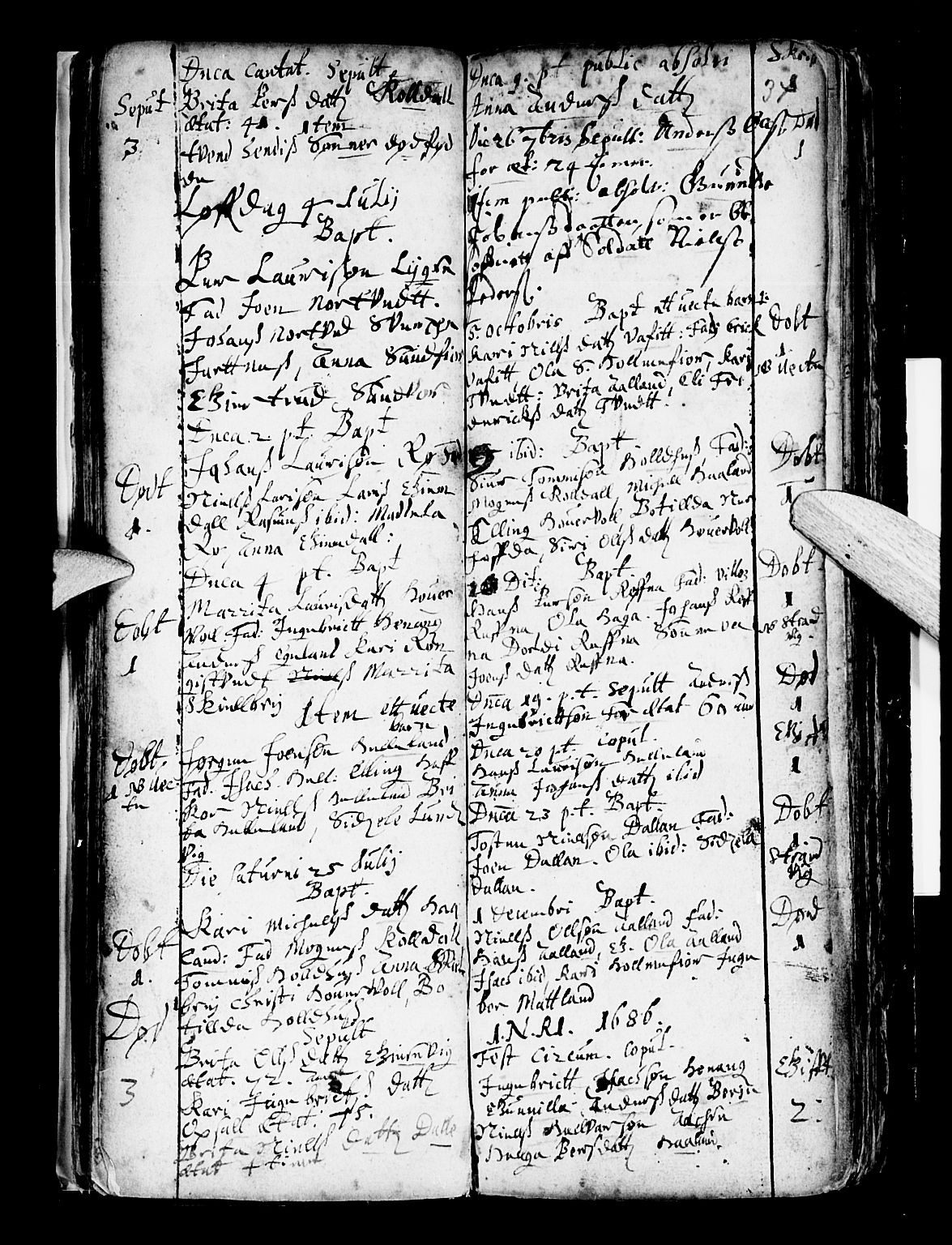 Os sokneprestembete, SAB/A-99929: Parish register (official) no. A 6, 1669-1719, p. 34