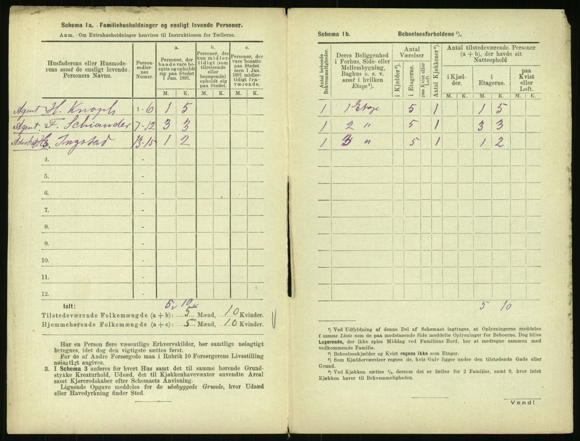 RA, 1891 census for 0301 Kristiania, 1891, p. 63288