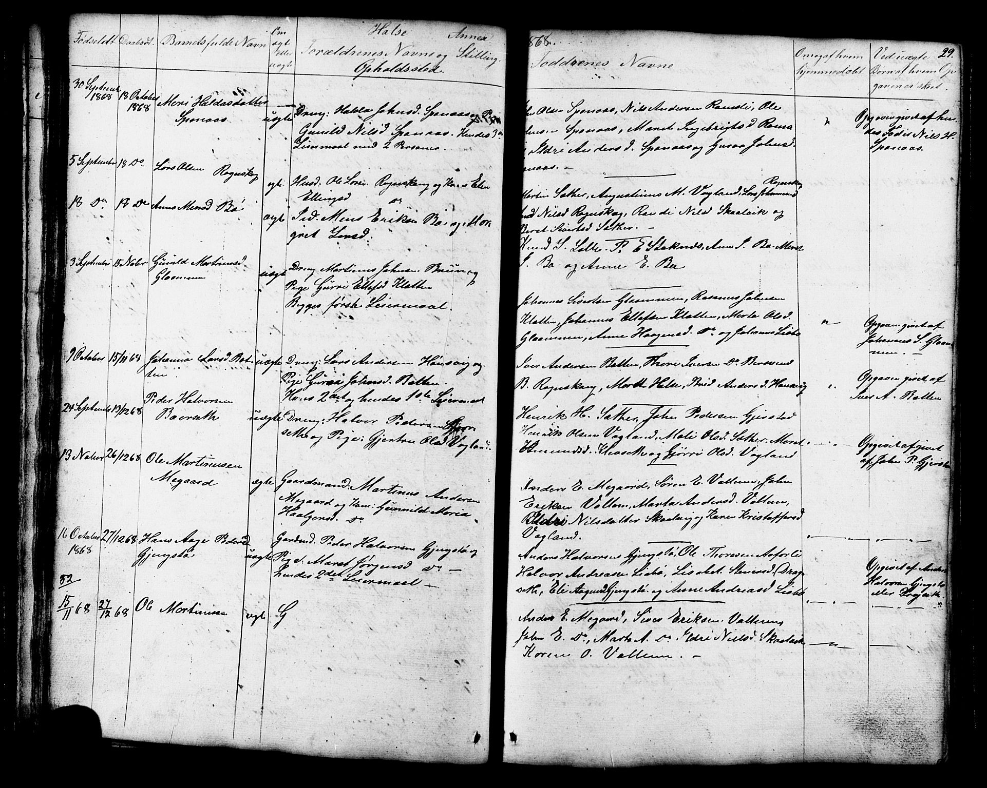 Ministerialprotokoller, klokkerbøker og fødselsregistre - Møre og Romsdal, AV/SAT-A-1454/576/L0890: Parish register (copy) no. 576C01, 1837-1908, p. 29