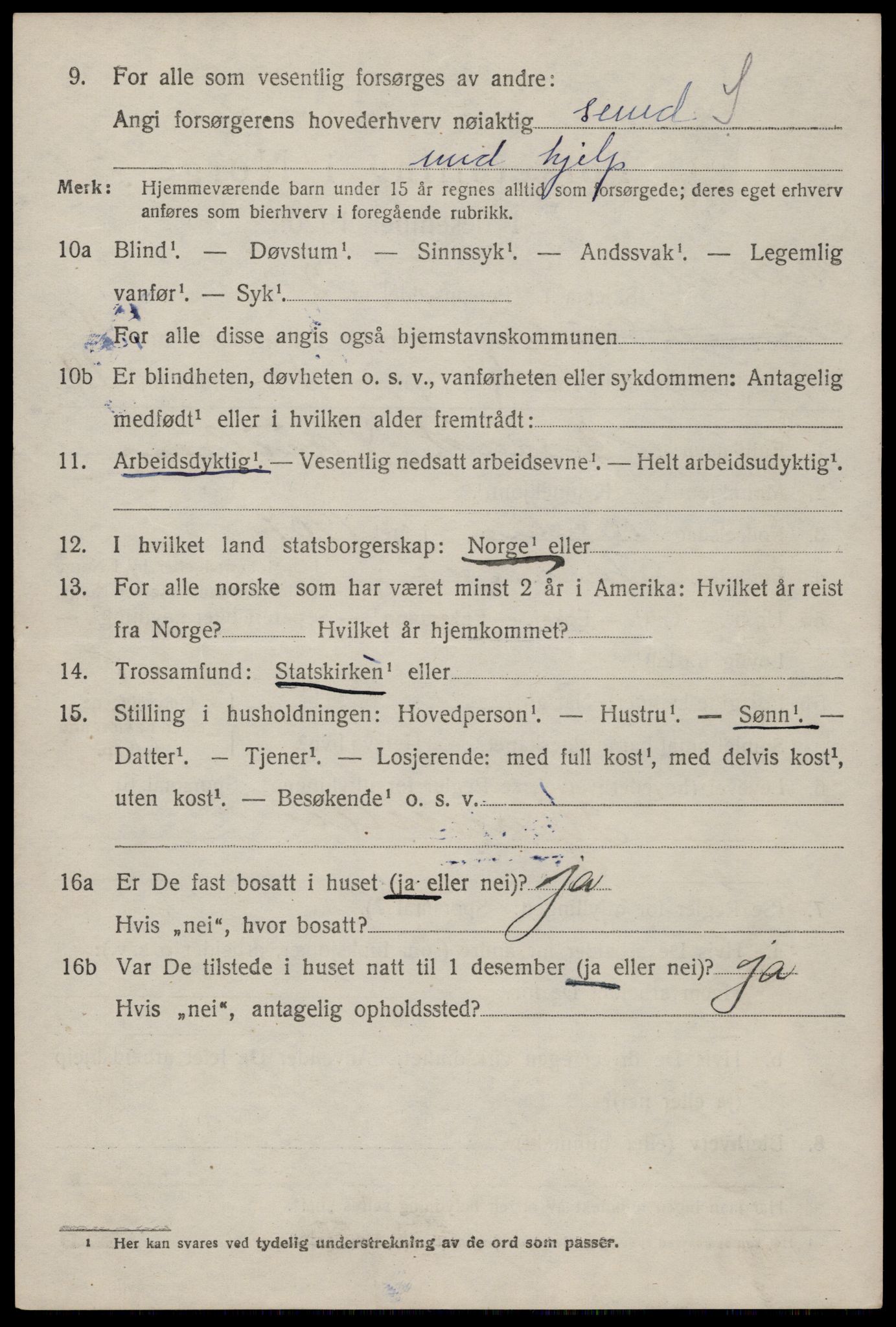 SAST, 1920 census for Hetland, 1920, p. 20876