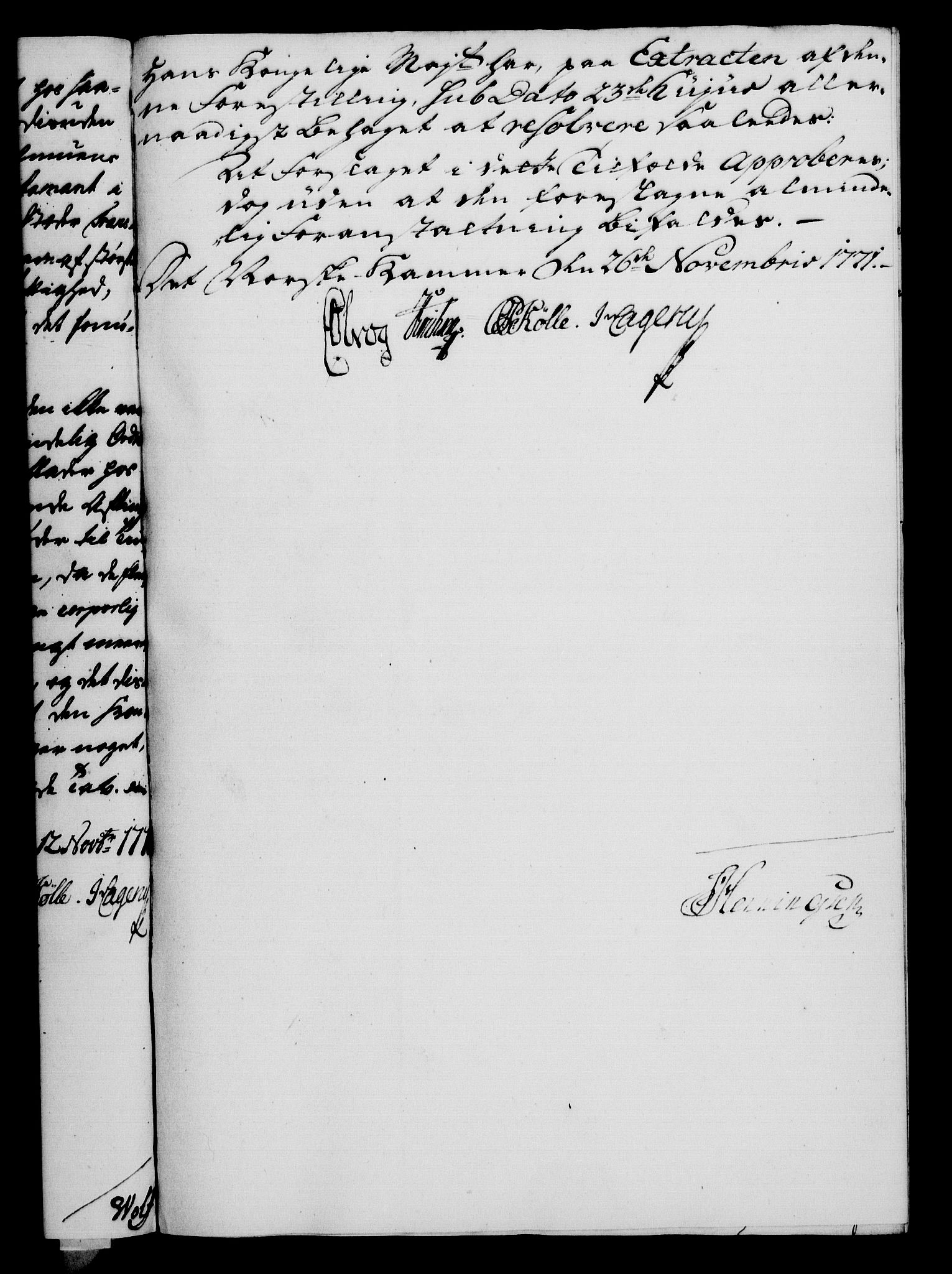 Rentekammeret, Kammerkanselliet, AV/RA-EA-3111/G/Gf/Gfa/L0054: Norsk relasjons- og resolusjonsprotokoll (merket RK 52.54), 1771-1772, p. 179