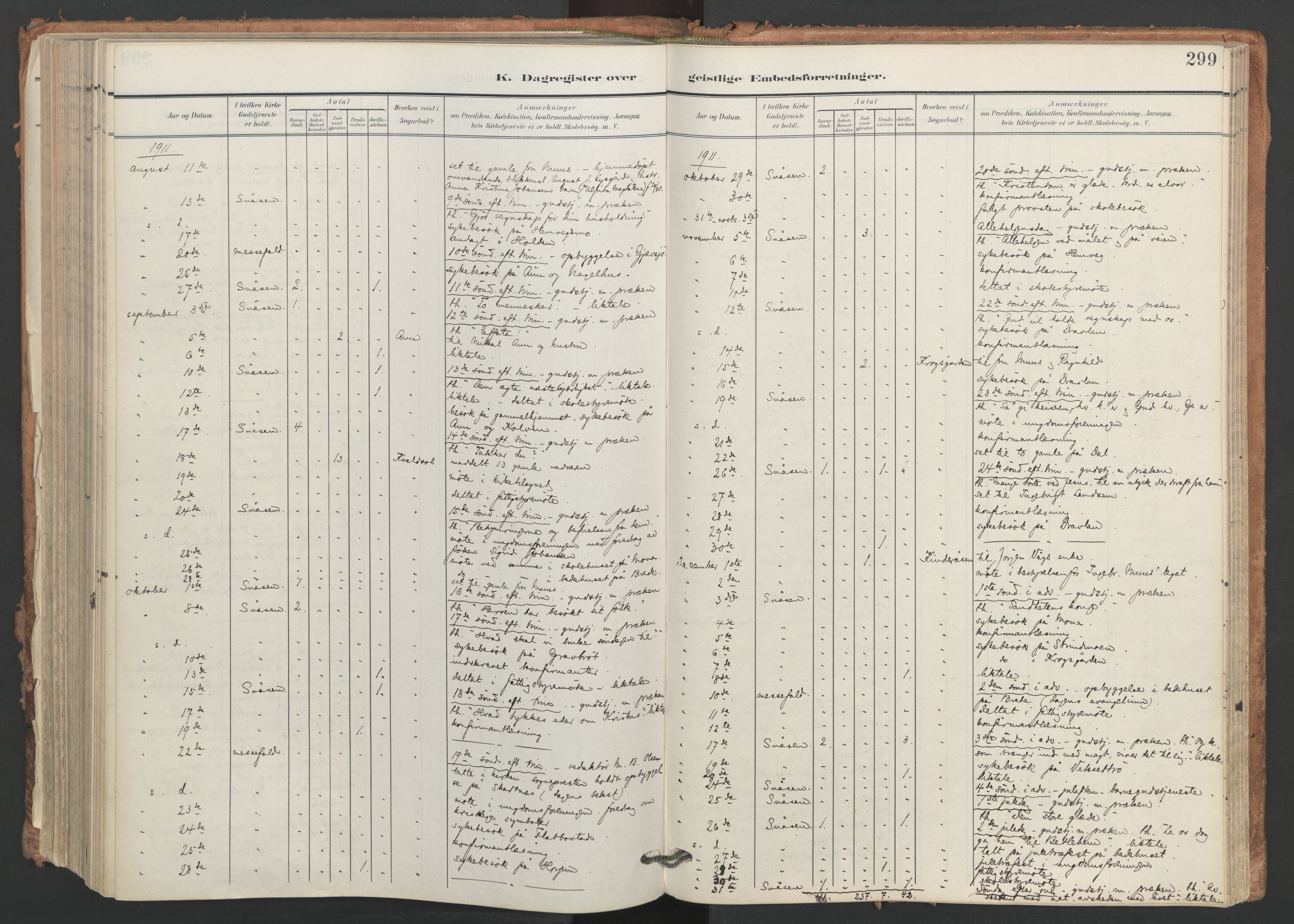 Ministerialprotokoller, klokkerbøker og fødselsregistre - Nord-Trøndelag, AV/SAT-A-1458/749/L0477: Parish register (official) no. 749A11, 1902-1927, p. 299