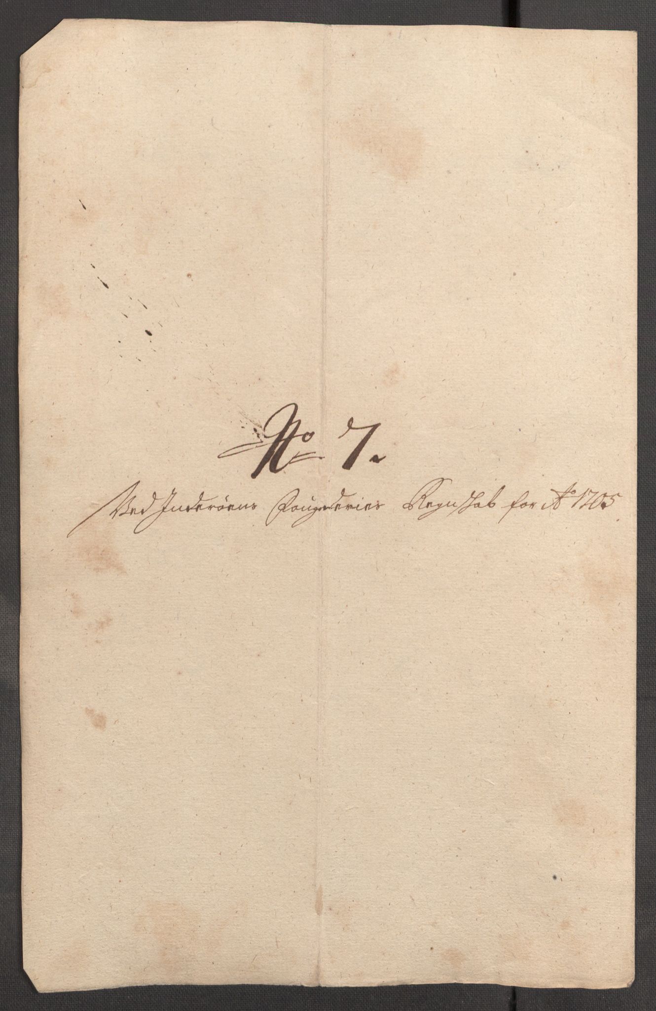 Rentekammeret inntil 1814, Reviderte regnskaper, Fogderegnskap, AV/RA-EA-4092/R63/L4314: Fogderegnskap Inderøy, 1705, p. 146