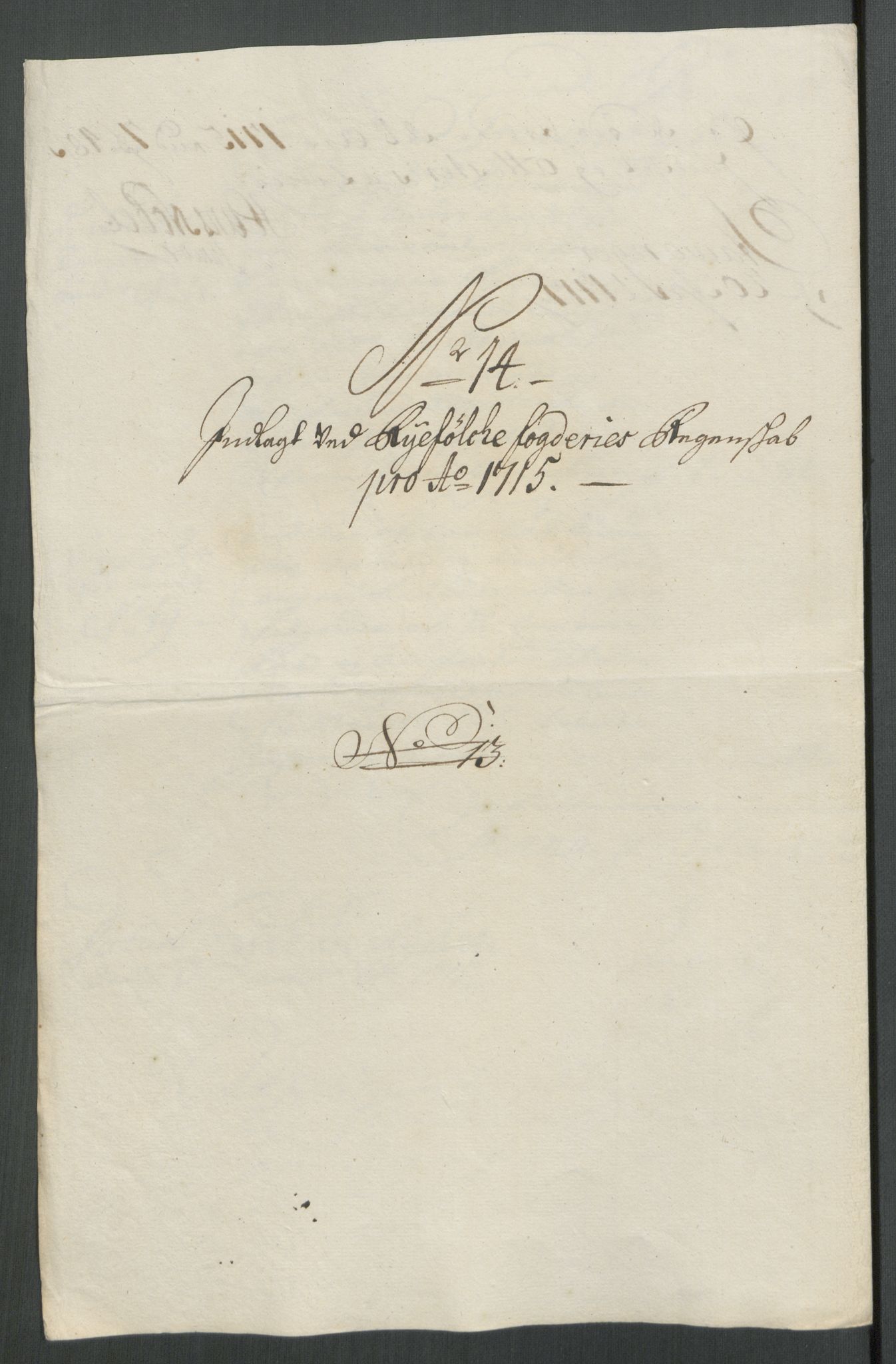 Rentekammeret inntil 1814, Reviderte regnskaper, Fogderegnskap, AV/RA-EA-4092/R47/L2868: Fogderegnskap Ryfylke, 1715, p. 209