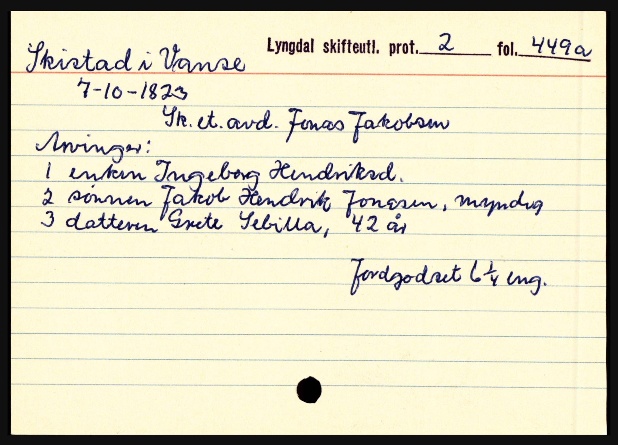 Lyngdal sorenskriveri, SAK/1221-0004/H, p. 9923