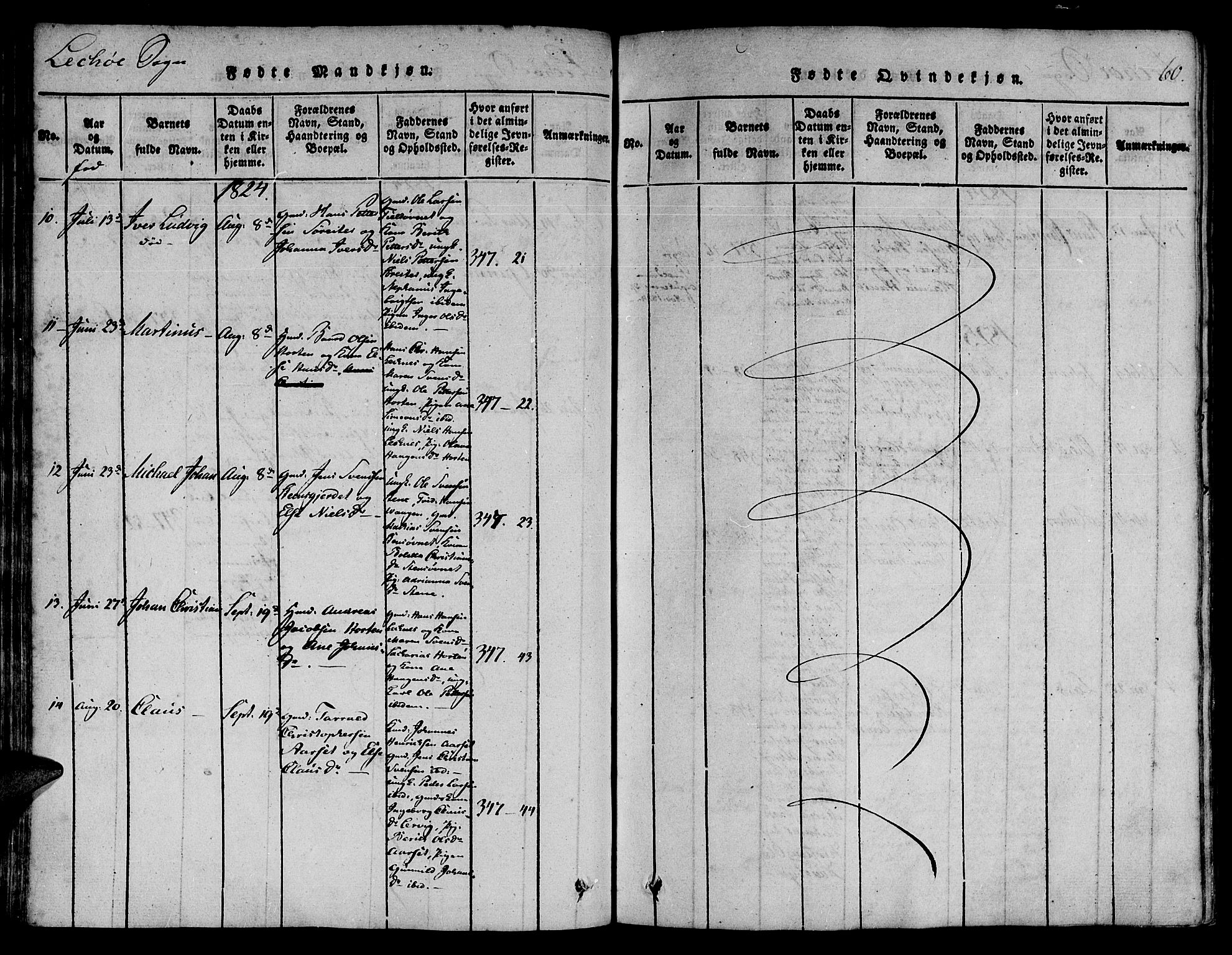 Ministerialprotokoller, klokkerbøker og fødselsregistre - Nord-Trøndelag, SAT/A-1458/780/L0636: Parish register (official) no. 780A03 /2, 1815-1829, p. 60