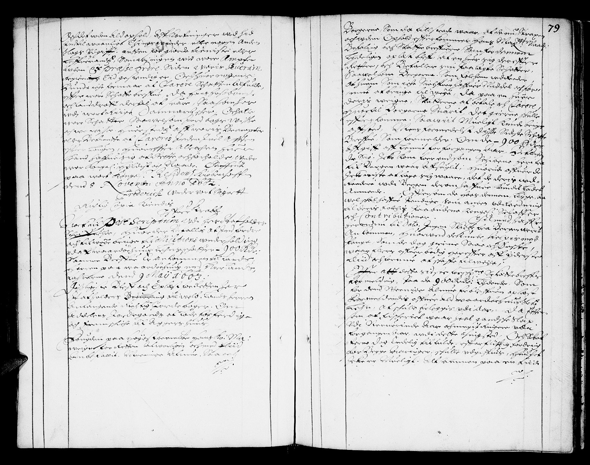 Finnmark sorenskriveri, AV/SATØ-S-0053/F/Fa/L0009: Justisprotokoller, 1654-1663, p. 78b-79a