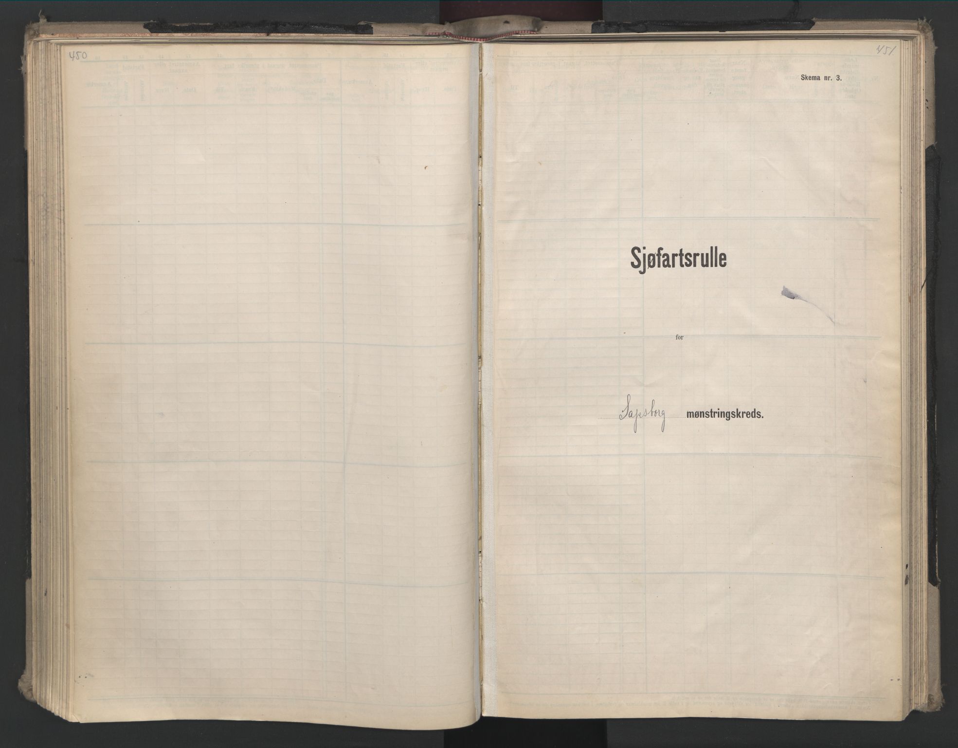 Oslo sjømannskontor, SAO/A-10595/F/Fd/L0008: B-rulle, 1914, p. 450-451