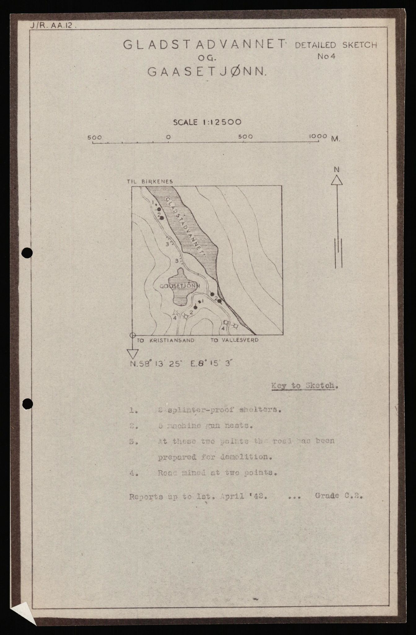 Forsvaret, Forsvarets overkommando II, AV/RA-RAFA-3915/D/Dd/L0002: Aust-Agder fylke, 1942-1944, p. 21