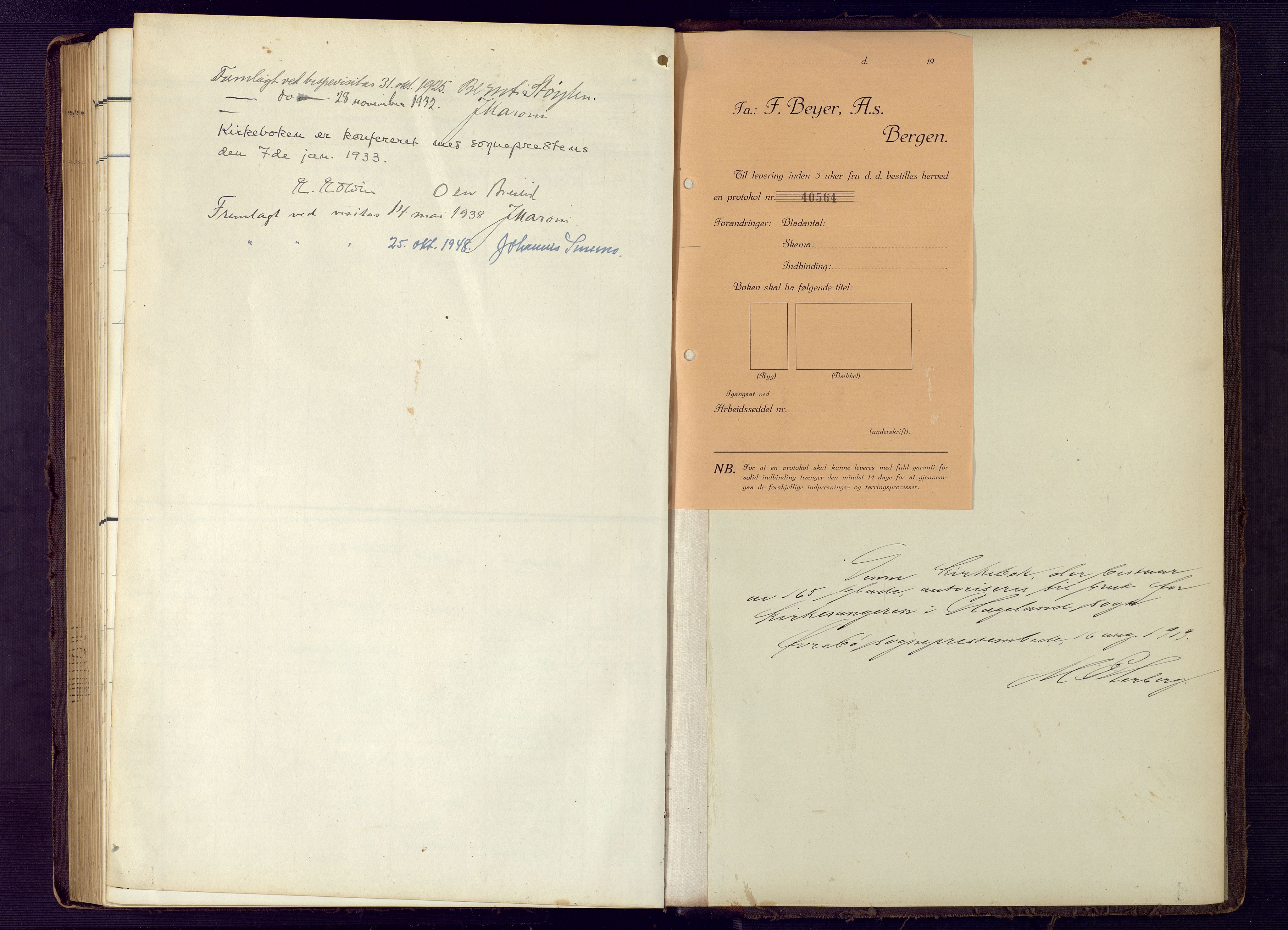 Vennesla sokneprestkontor, SAK/1111-0045/Fb/Fba/L0004: Parish register (copy) no. B 4, 1917-1948