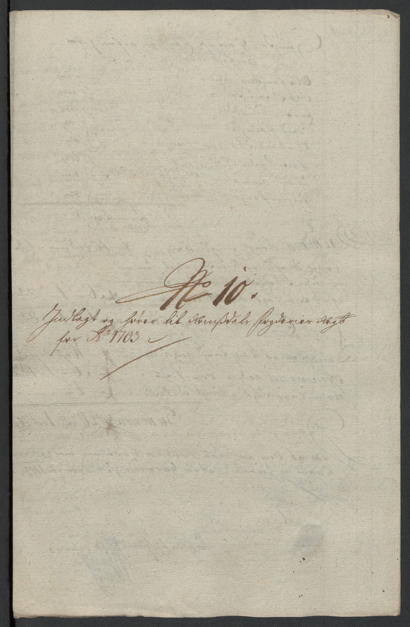 Rentekammeret inntil 1814, Reviderte regnskaper, Fogderegnskap, AV/RA-EA-4092/R55/L3656: Fogderegnskap Romsdal, 1703-1705, p. 96