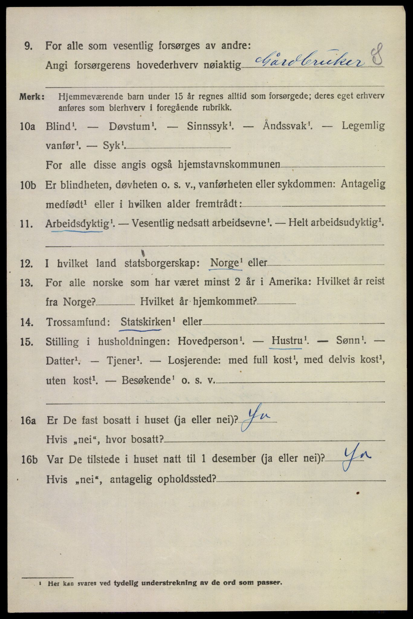 SAKO, 1920 census for Hedrum, 1920, p. 6806