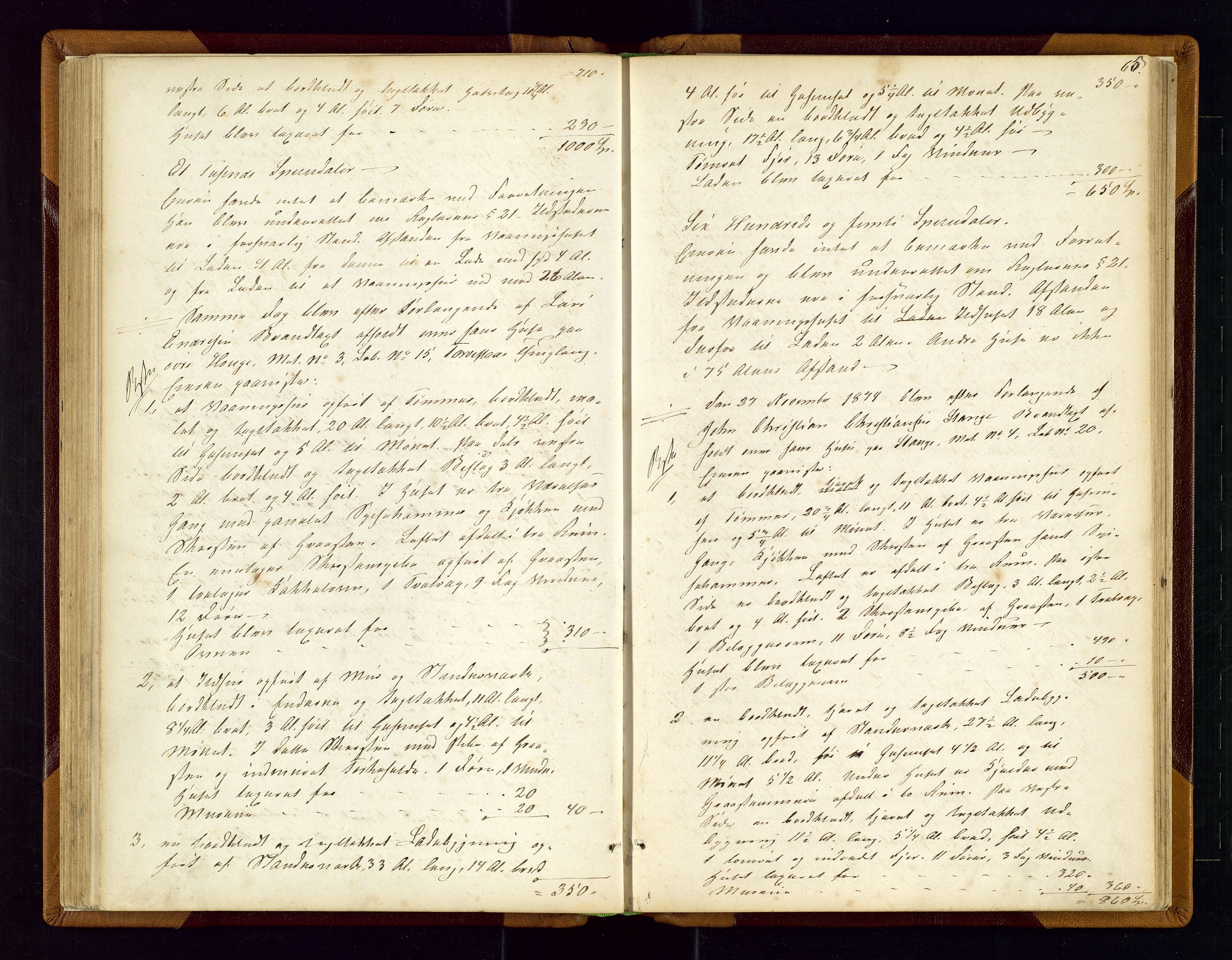 Torvestad lensmannskontor, AV/SAST-A-100307/1/Goa/L0001: "Brandtaxationsprotokol for Torvestad Thinglag", 1867-1883, p. 64b-65a