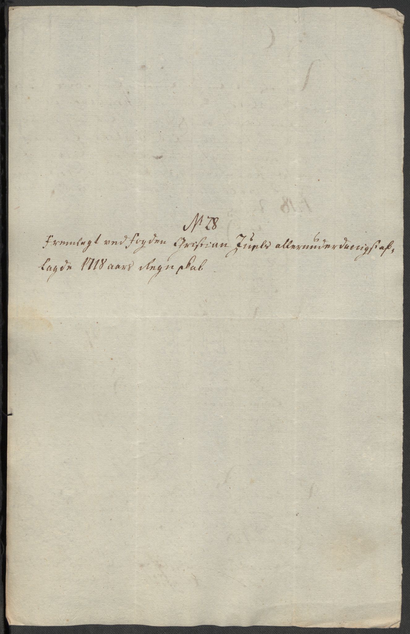 Rentekammeret inntil 1814, Reviderte regnskaper, Fogderegnskap, AV/RA-EA-4092/R13/L0857: Fogderegnskap Solør, Odal og Østerdal, 1718, p. 299