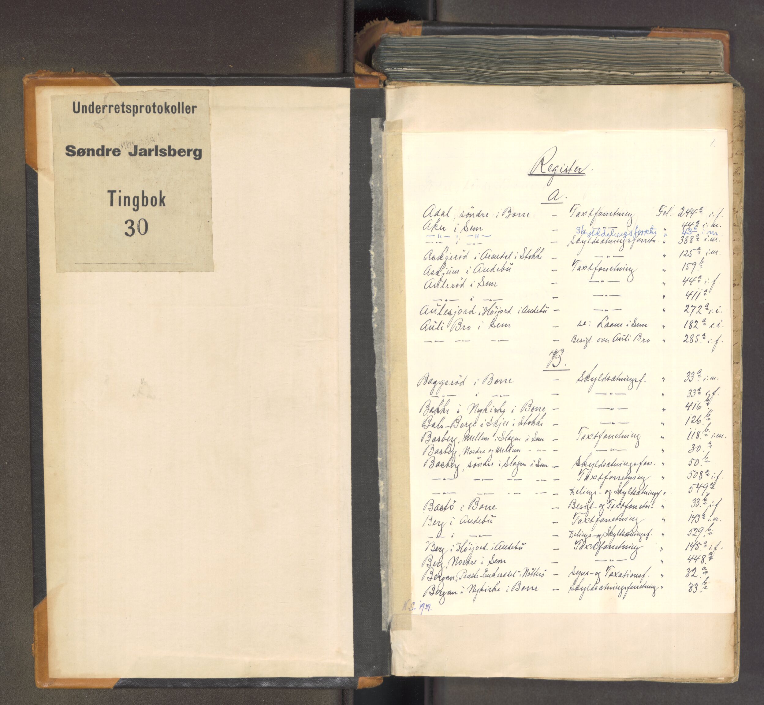 Søndre Jarlsberg sorenskriveri, AV/SAKO-A-129/F/Fa/L0030: Tingbok, 1826-1830