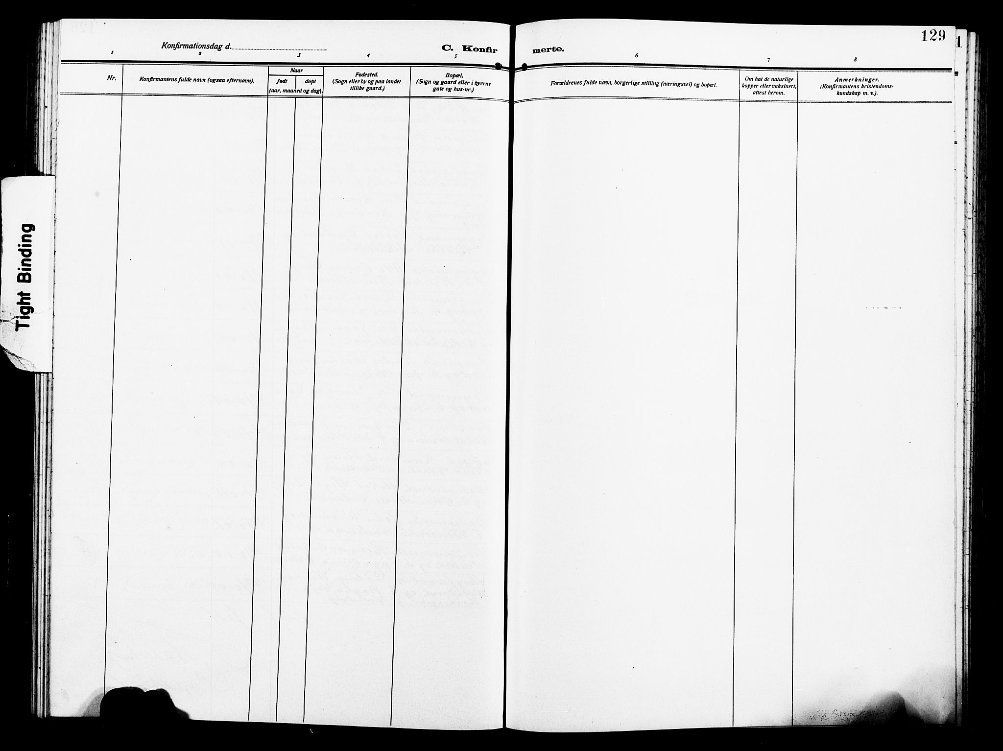 Ministerialprotokoller, klokkerbøker og fødselsregistre - Nord-Trøndelag, SAT/A-1458/739/L0376: Parish register (copy) no. 739C04, 1908-1917, p. 129