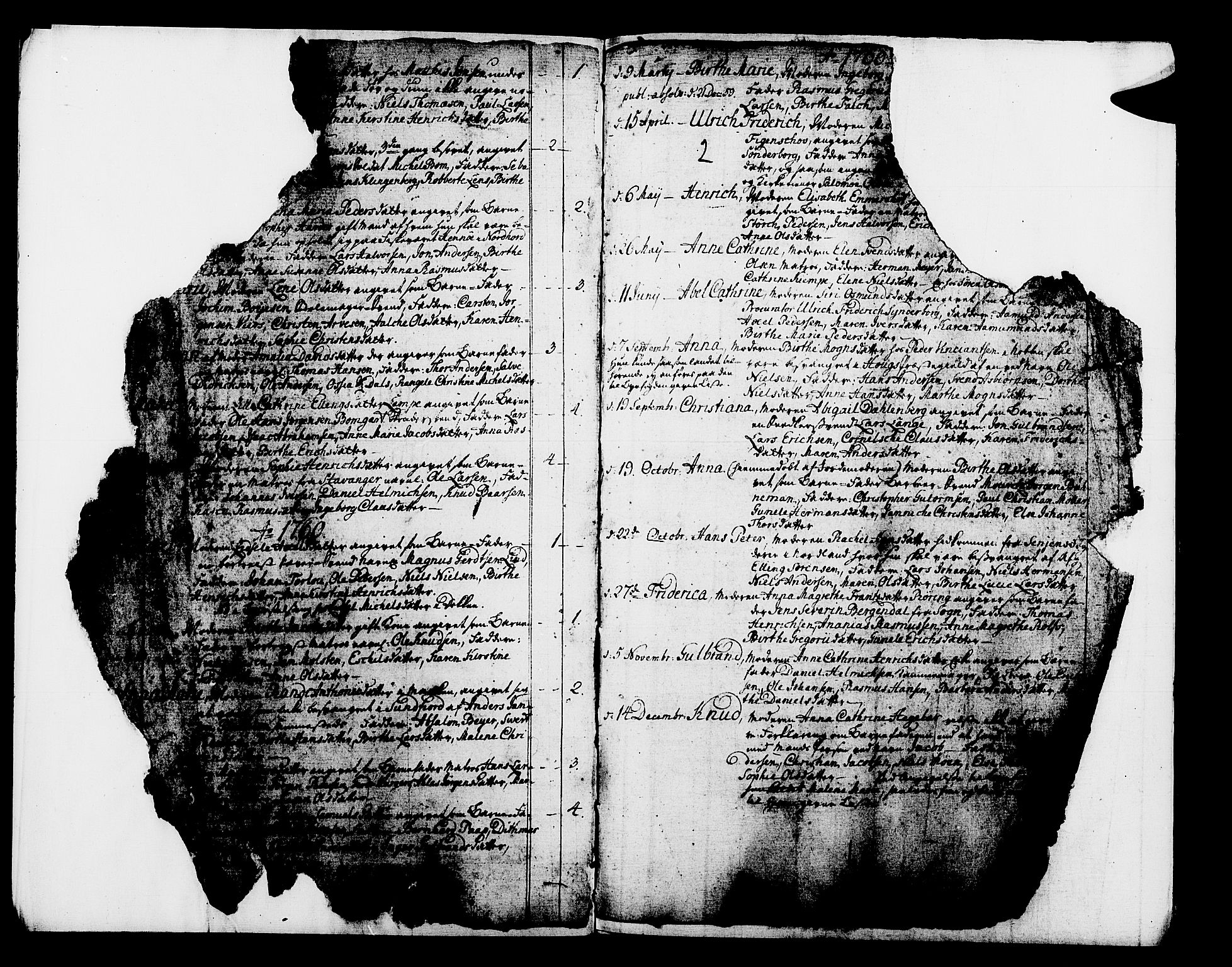 Domkirken sokneprestembete, SAB/A-74801/H/Haa/L0003: Parish register (official) no. A 3, 1758-1789, p. 2