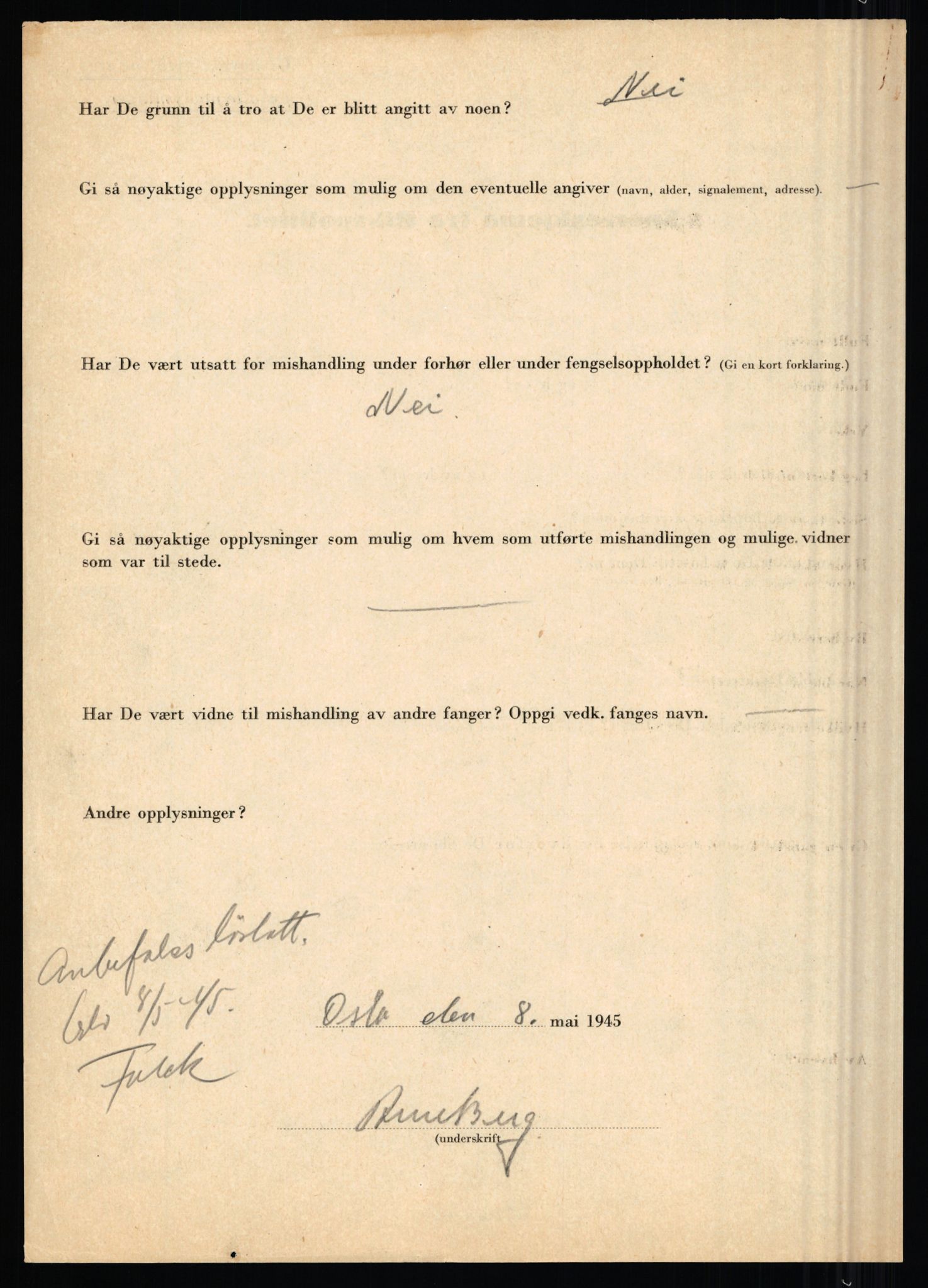Rikspolitisjefen, AV/RA-S-1560/L/L0002: Berg, Alf - Bråthen, Thorleif, 1940-1945, p. 14