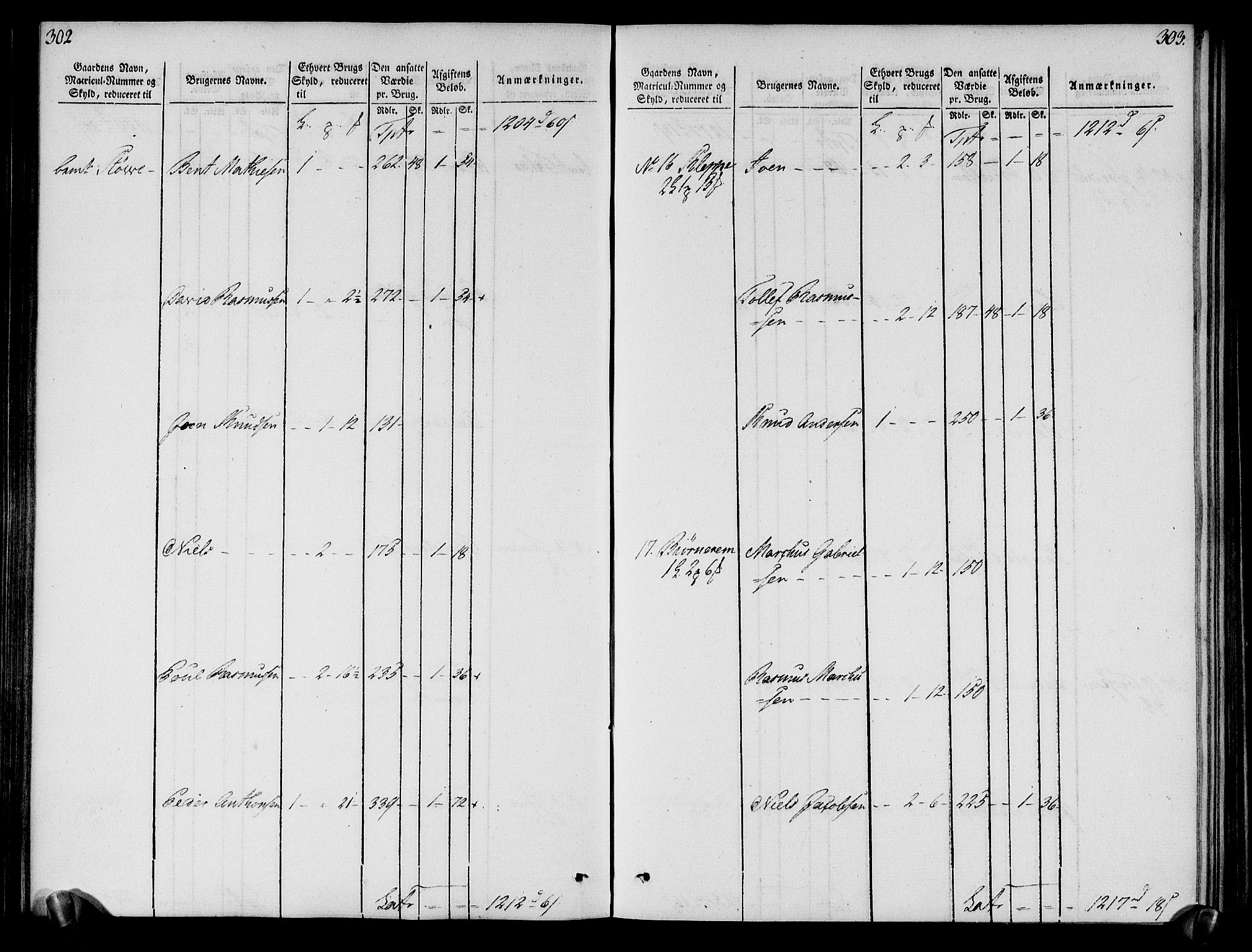 Rentekammeret inntil 1814, Realistisk ordnet avdeling, AV/RA-EA-4070/N/Ne/Nea/L0121: Sunn- og Nordfjord fogderi. Oppebørselsregister, 1803-1804, p. 155