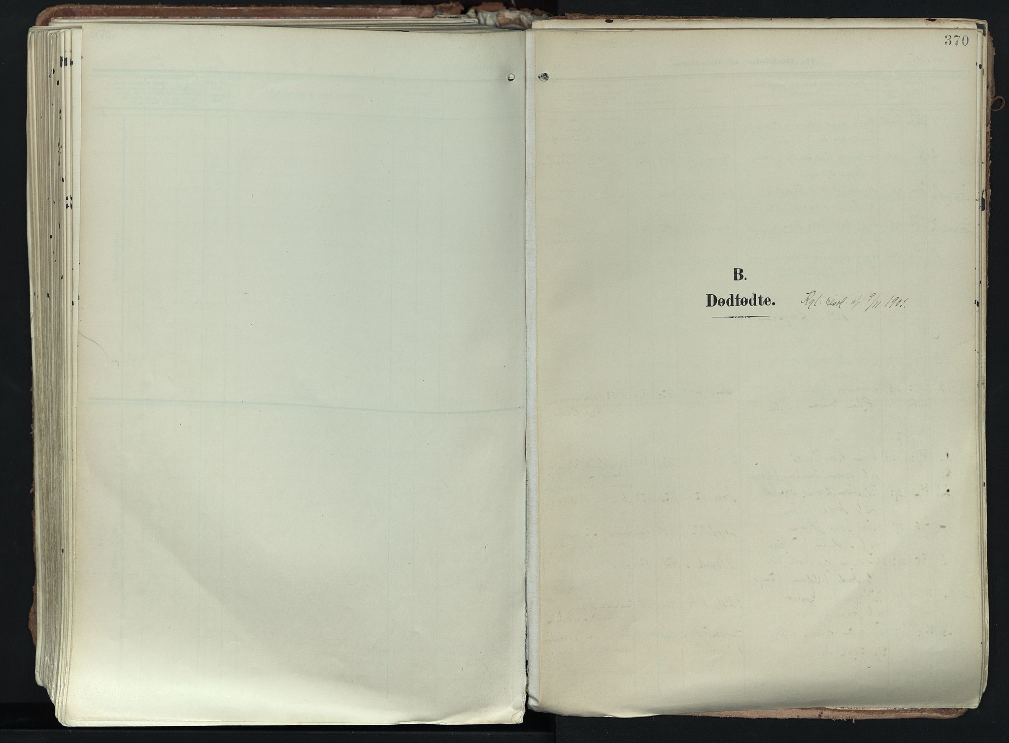 Larvik kirkebøker, SAKO/A-352/F/Fa/L0012: Parish register (official) no. I 12, 1905-1933, p. 370