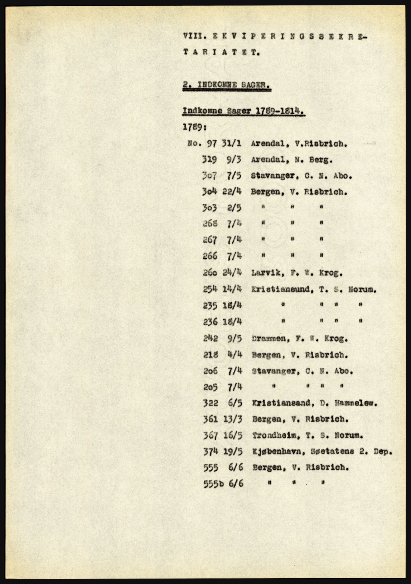 Riksarkivet, Seksjon for eldre arkiv og spesialsamlinger, AV/RA-EA-6797/H/Ha, 1953, p. 1