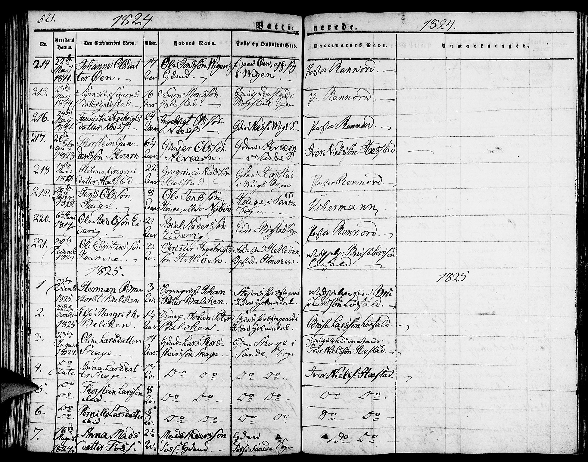 Gaular sokneprestembete, SAB/A-80001/H/Haa: Parish register (official) no. A 3, 1821-1840, p. 521