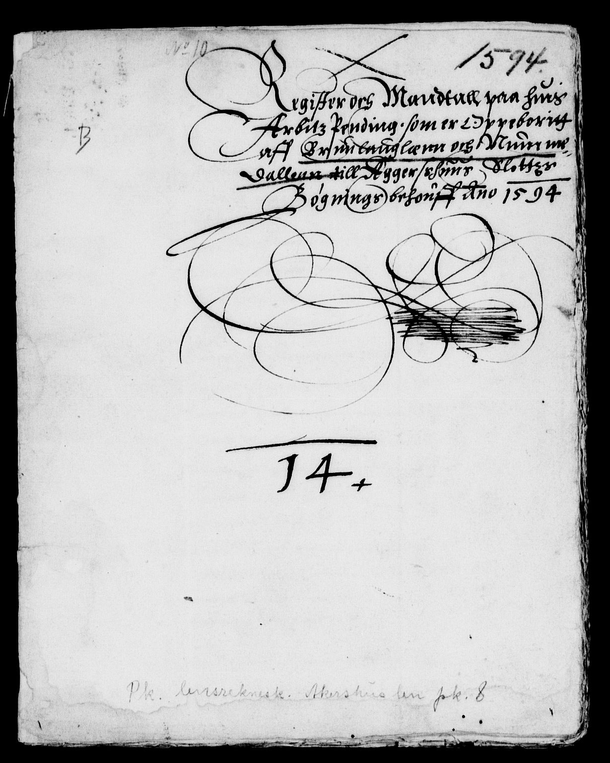 Rentekammeret inntil 1814, Reviderte regnskaper, Lensregnskaper, AV/RA-EA-5023/R/Rb/Rba/L0007: Akershus len, 1588-1597