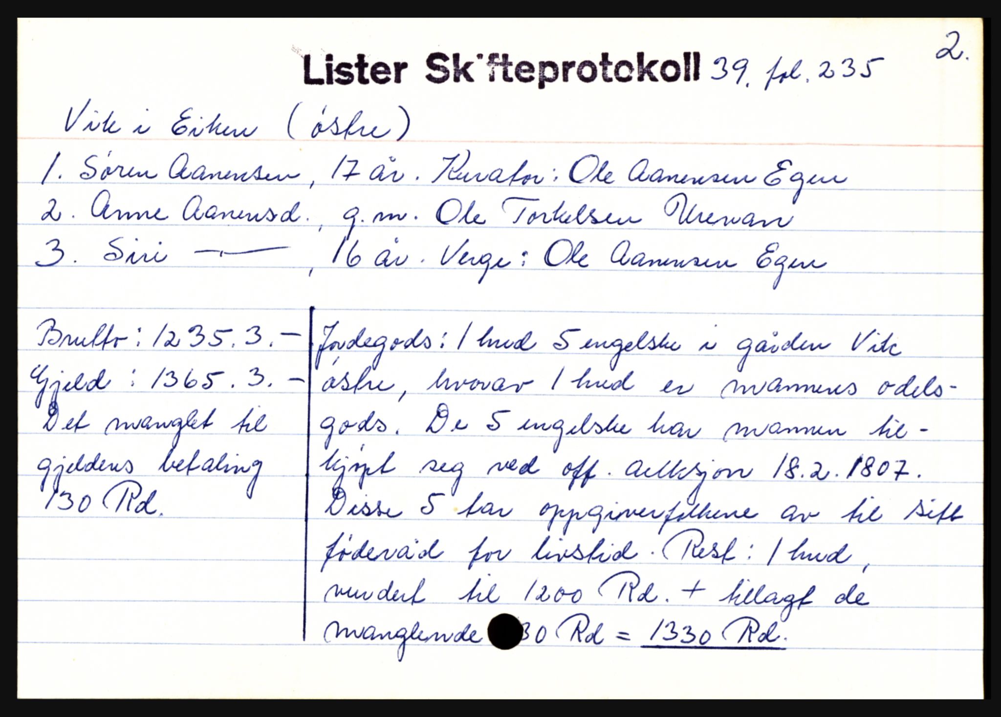 Lister sorenskriveri, AV/SAK-1221-0003/H, p. 42933