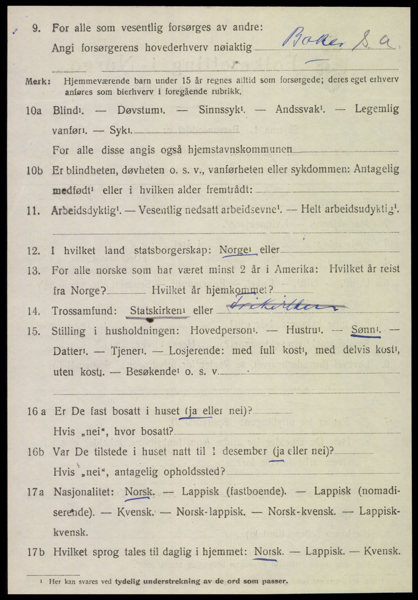 SAT, 1920 census for Inderøy, 1920, p. 1816