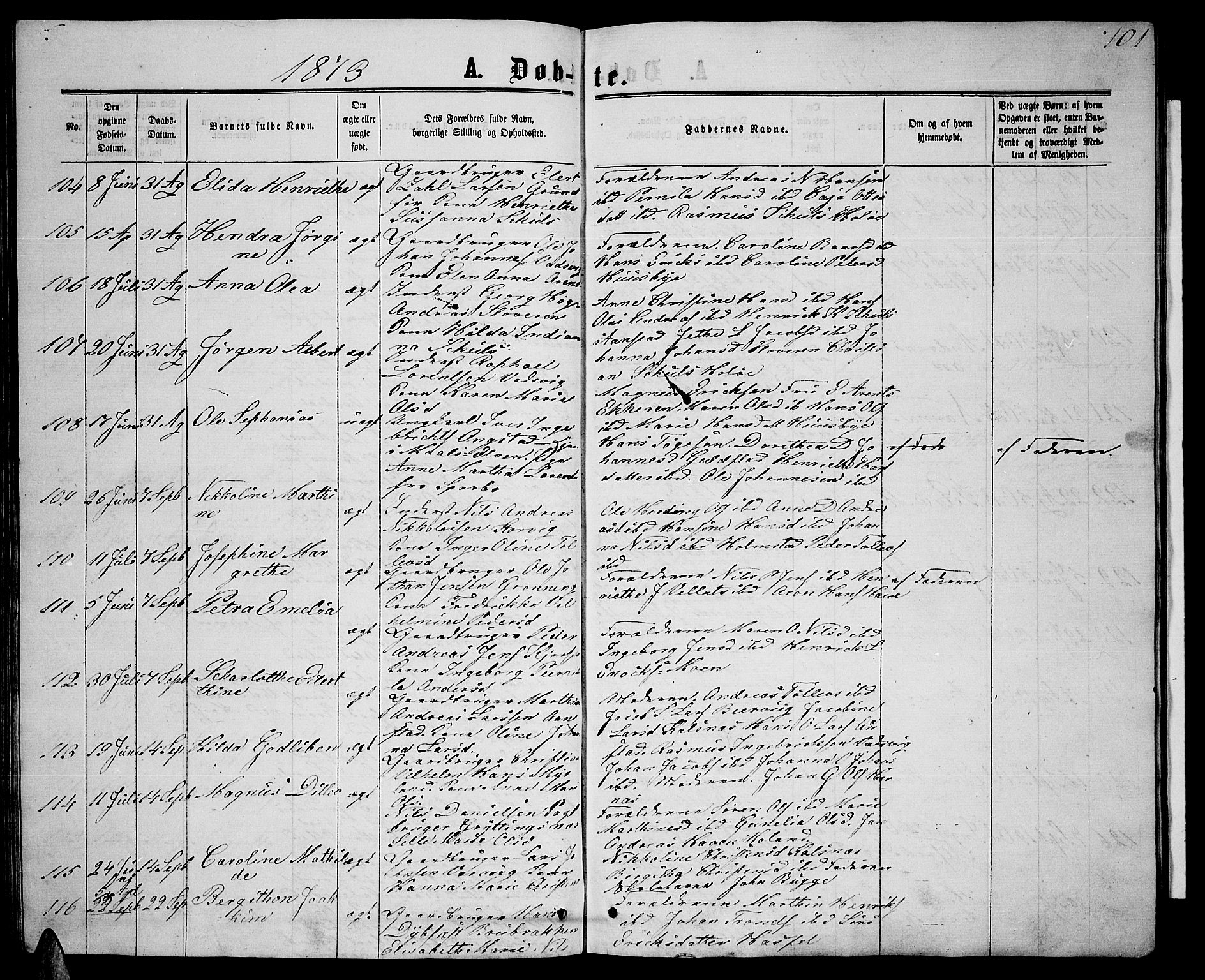 Ministerialprotokoller, klokkerbøker og fødselsregistre - Nordland, AV/SAT-A-1459/888/L1266: Parish register (copy) no. 888C04, 1864-1877, p. 101