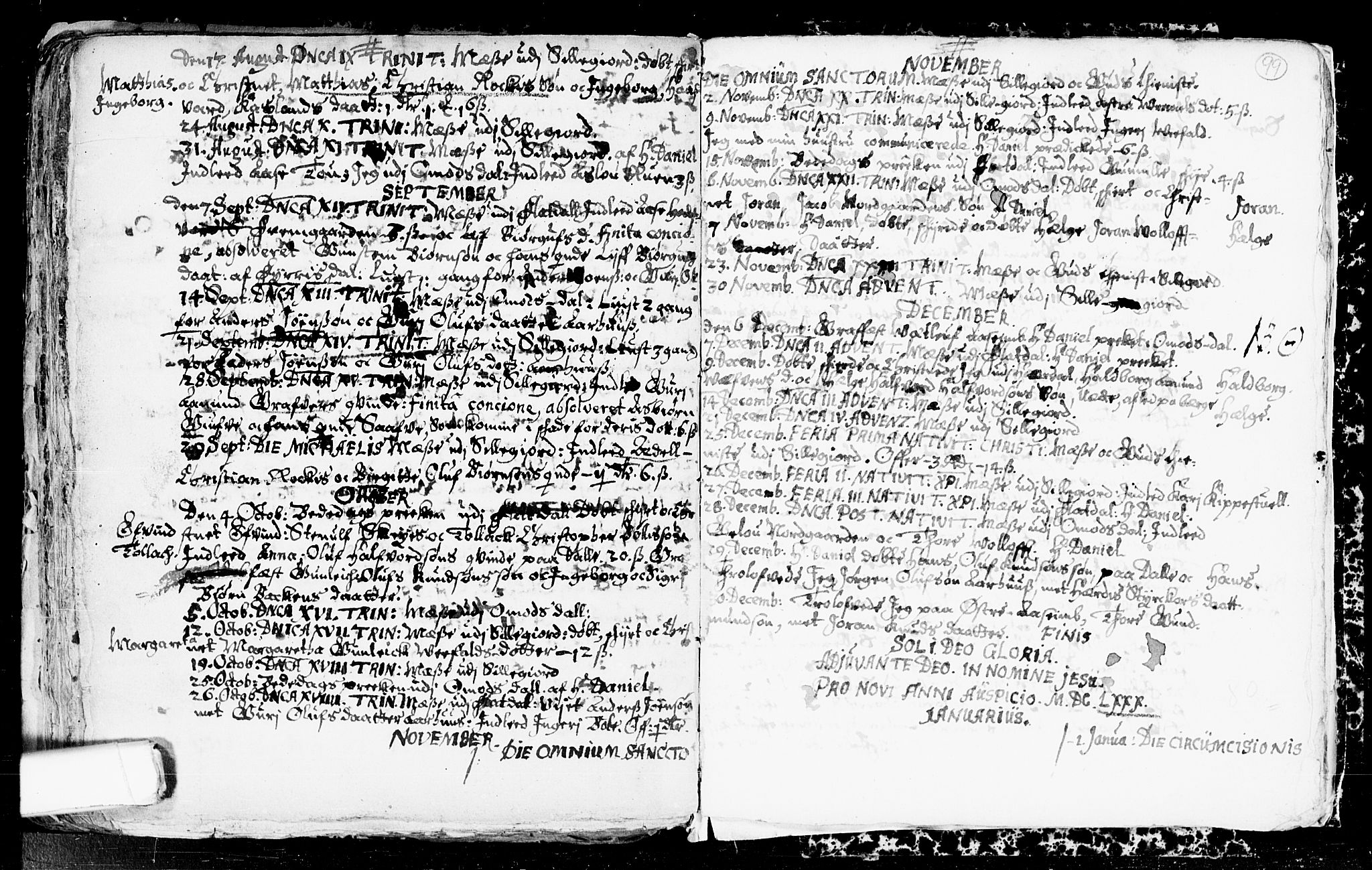 Seljord kirkebøker, SAKO/A-20/F/Fa/L0001: Parish register (official) no. I 1, 1654-1686, p. 99