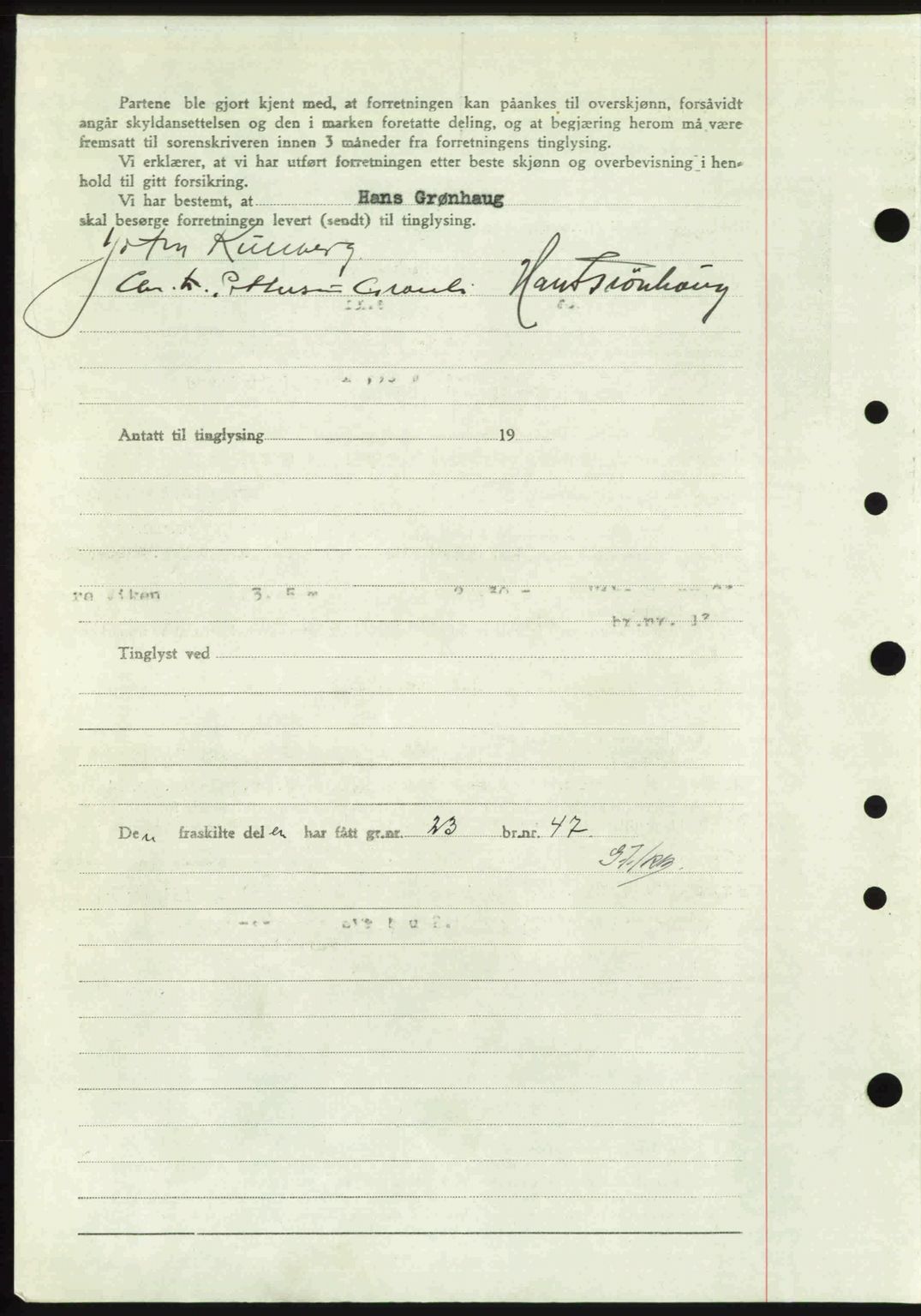 Idd og Marker sorenskriveri, AV/SAO-A-10283/G/Gb/Gbb/L0008: Mortgage book no. A8, 1946-1946, Diary no: : 124/1946