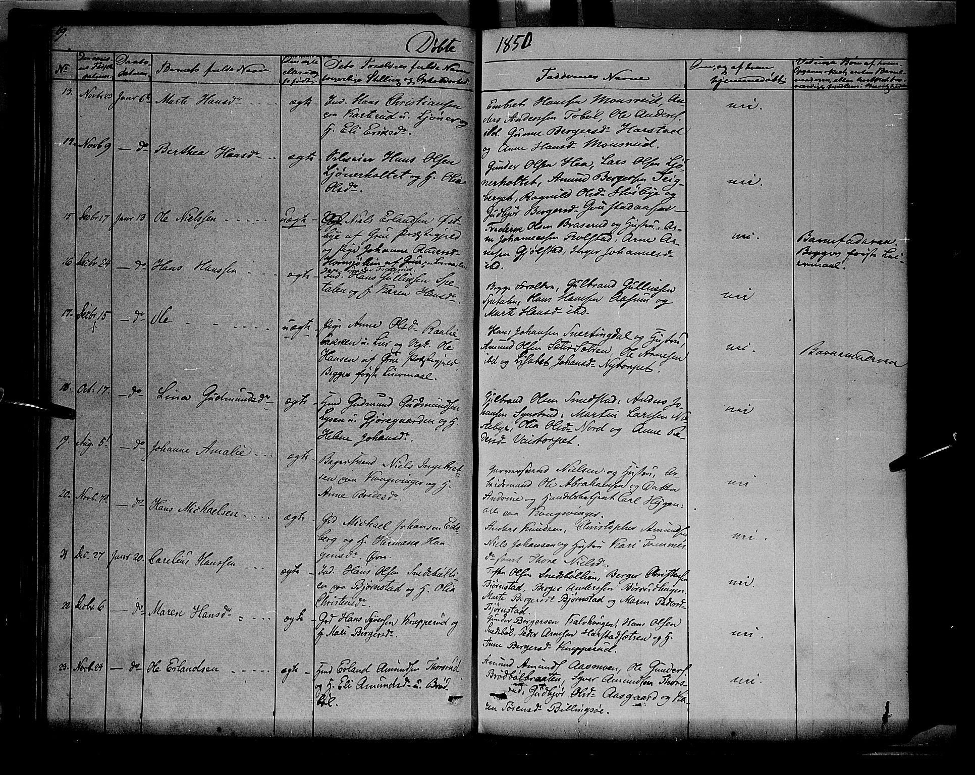 Vinger prestekontor, AV/SAH-PREST-024/H/Ha/Haa/L0009: Parish register (official) no. 9, 1847-1855, p. 69