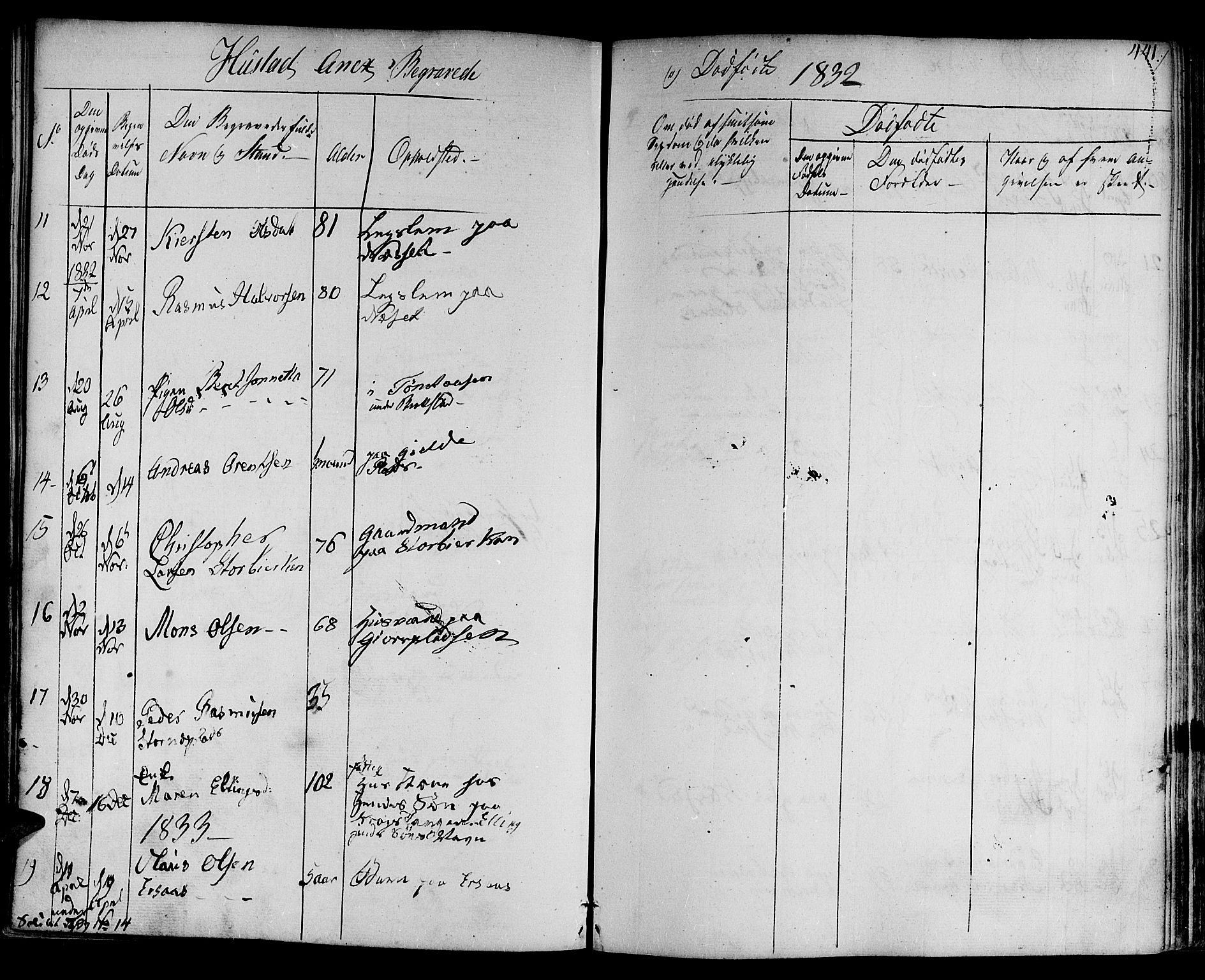 Ministerialprotokoller, klokkerbøker og fødselsregistre - Nord-Trøndelag, AV/SAT-A-1458/730/L0277: Parish register (official) no. 730A06 /3, 1830-1839, p. 441