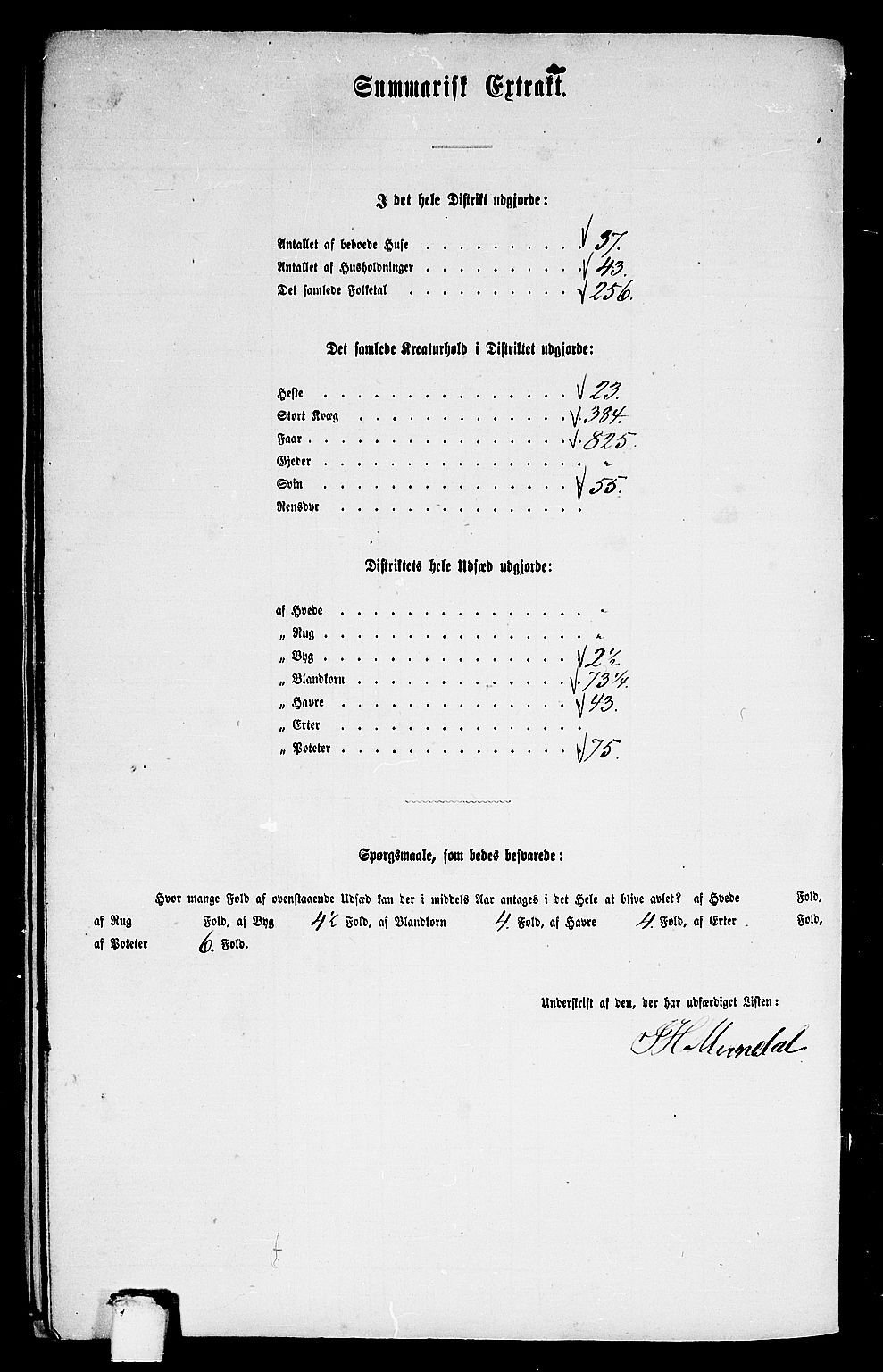 RA, 1865 census for Balestrand, 1865, p. 72