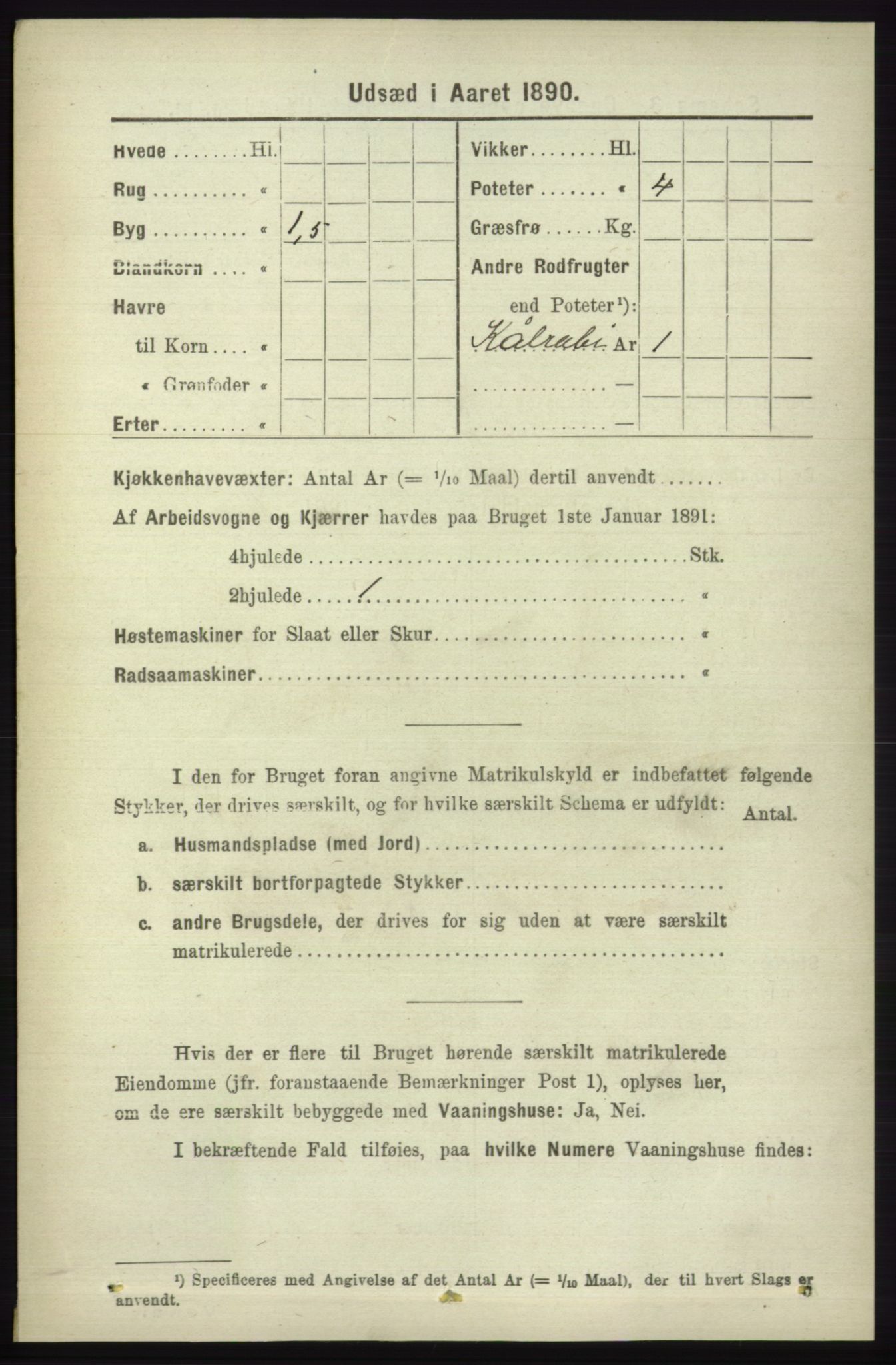 RA, 1891 census for 1230 Ullensvang, 1891, p. 7334